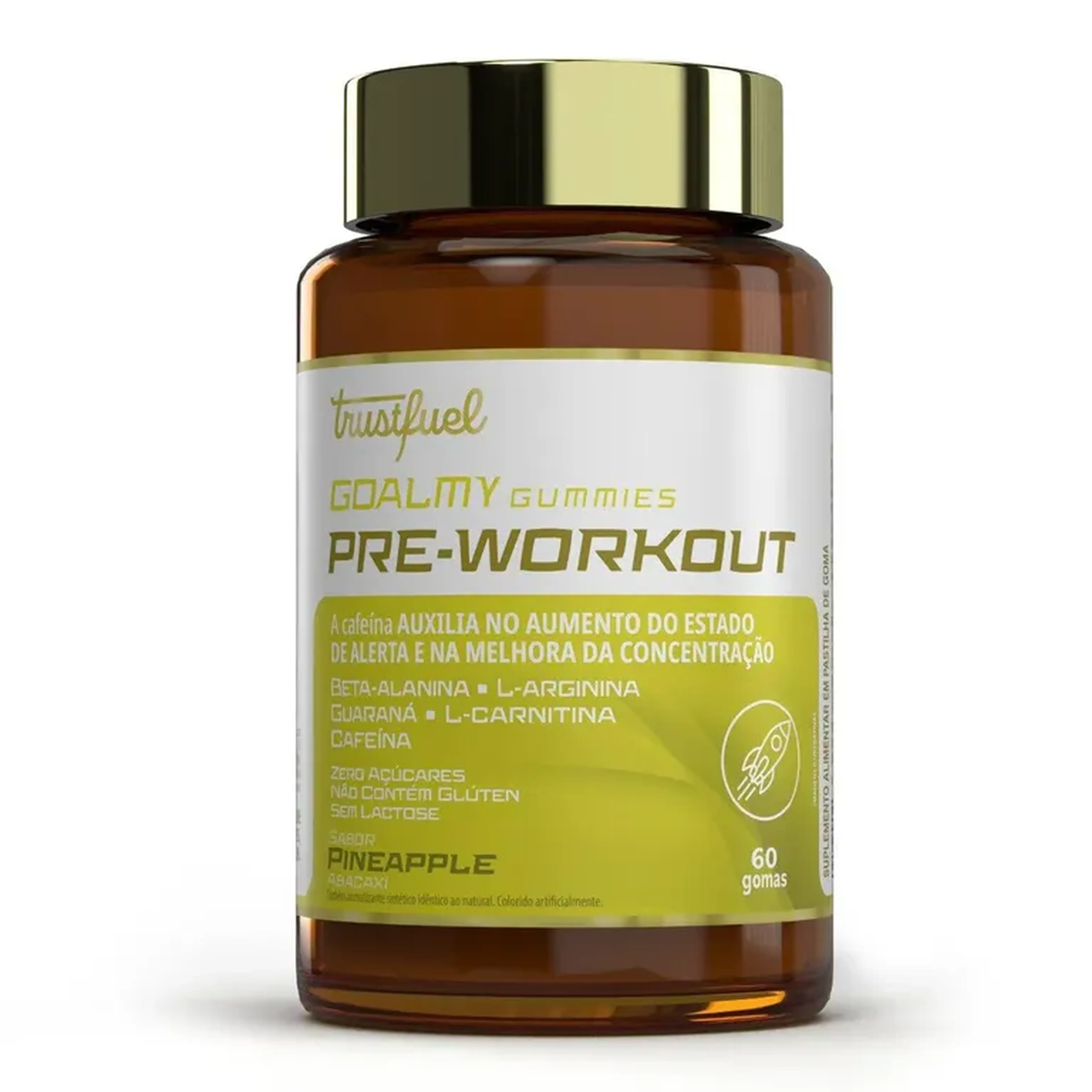 Pré-treino Goalmy Gummies Pre-Workout Trustfuel 60 gomas imagem
