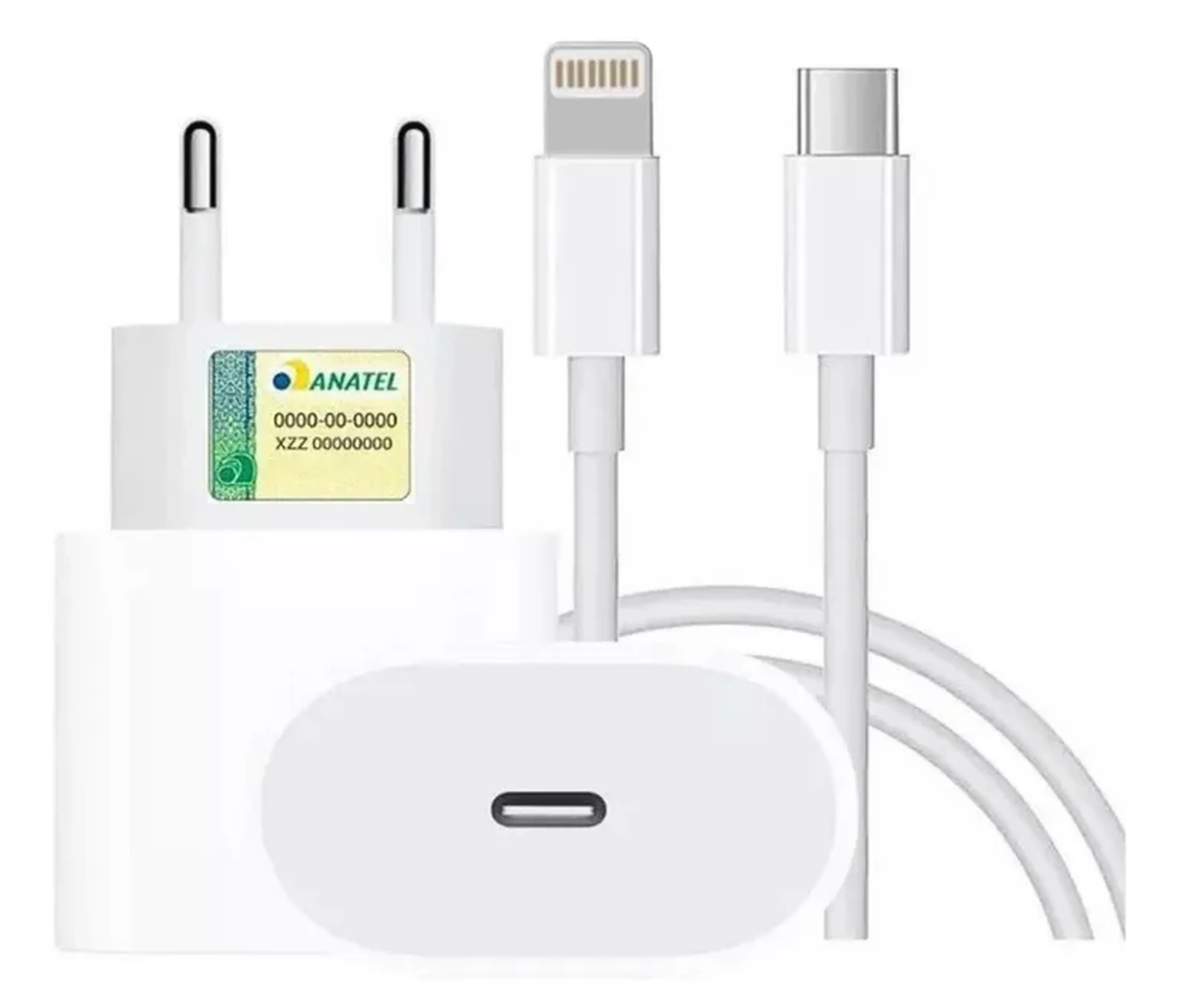 Fonte + Cabo Lightning - USB-c turbo 25W imagem