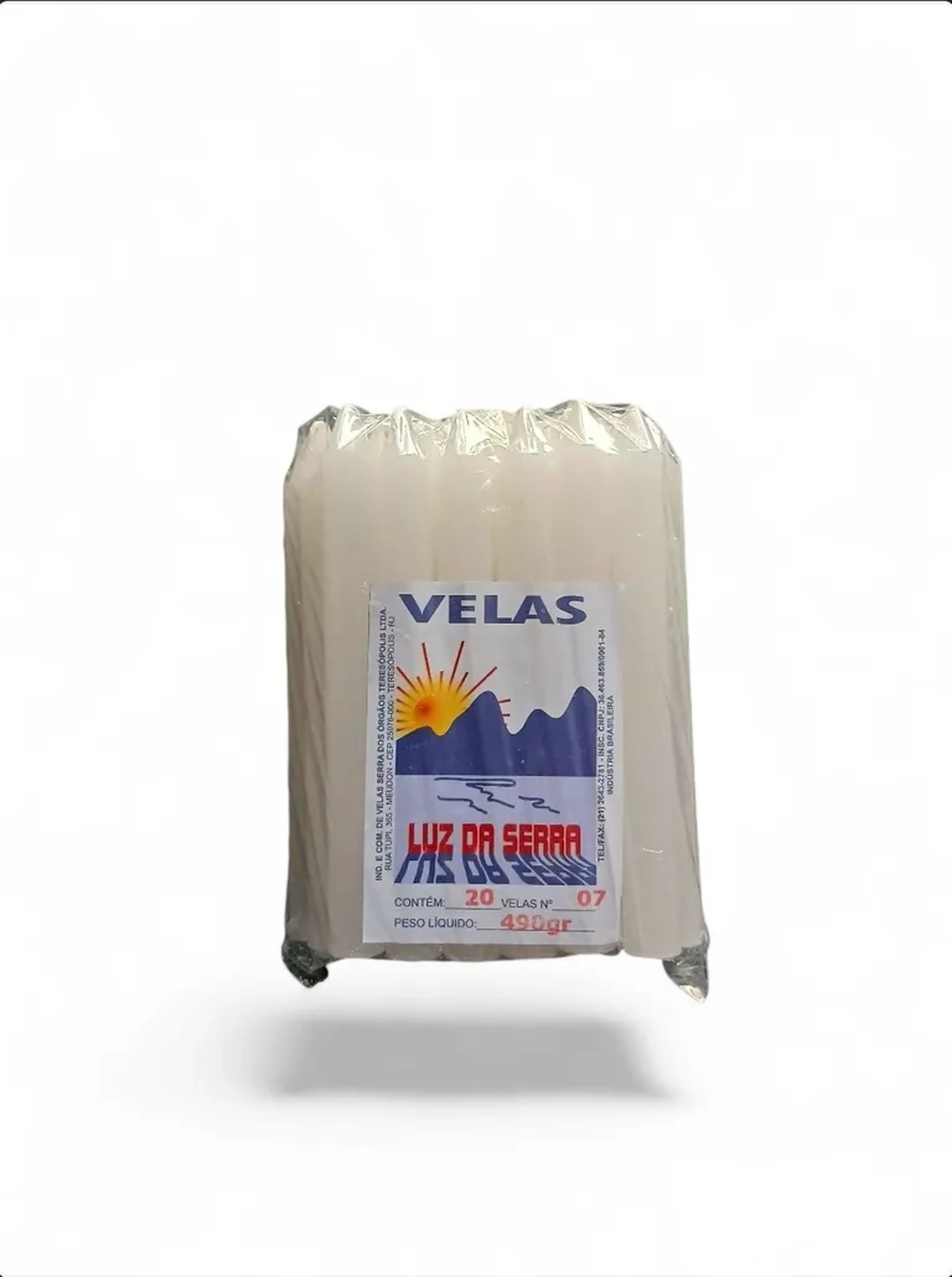 PACOTE LUZ COM 20 UNIDADE N:03 COR-BRANCA imagem