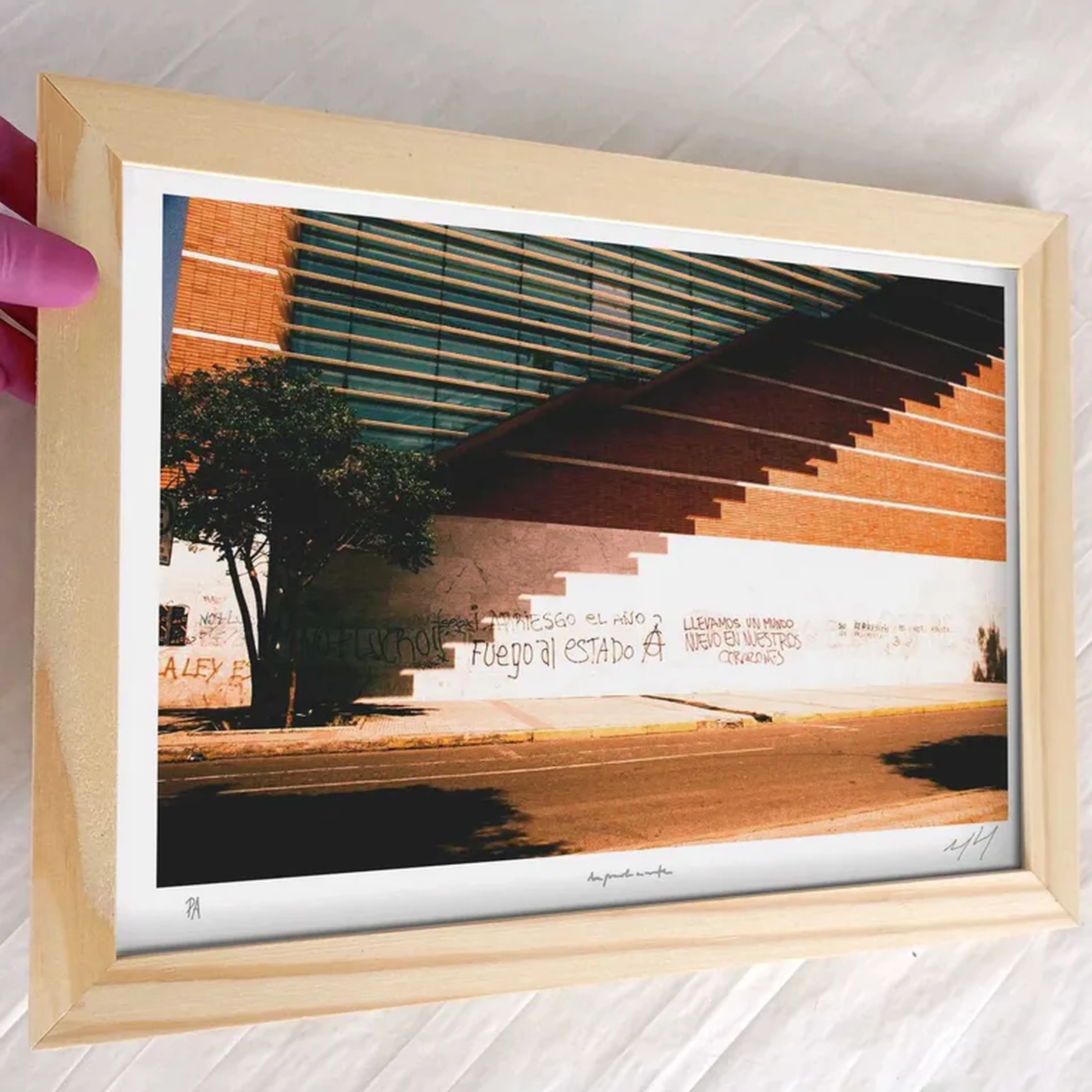 Palávoras - Nuevo mundo - 21x30 cm moldura plana imagem