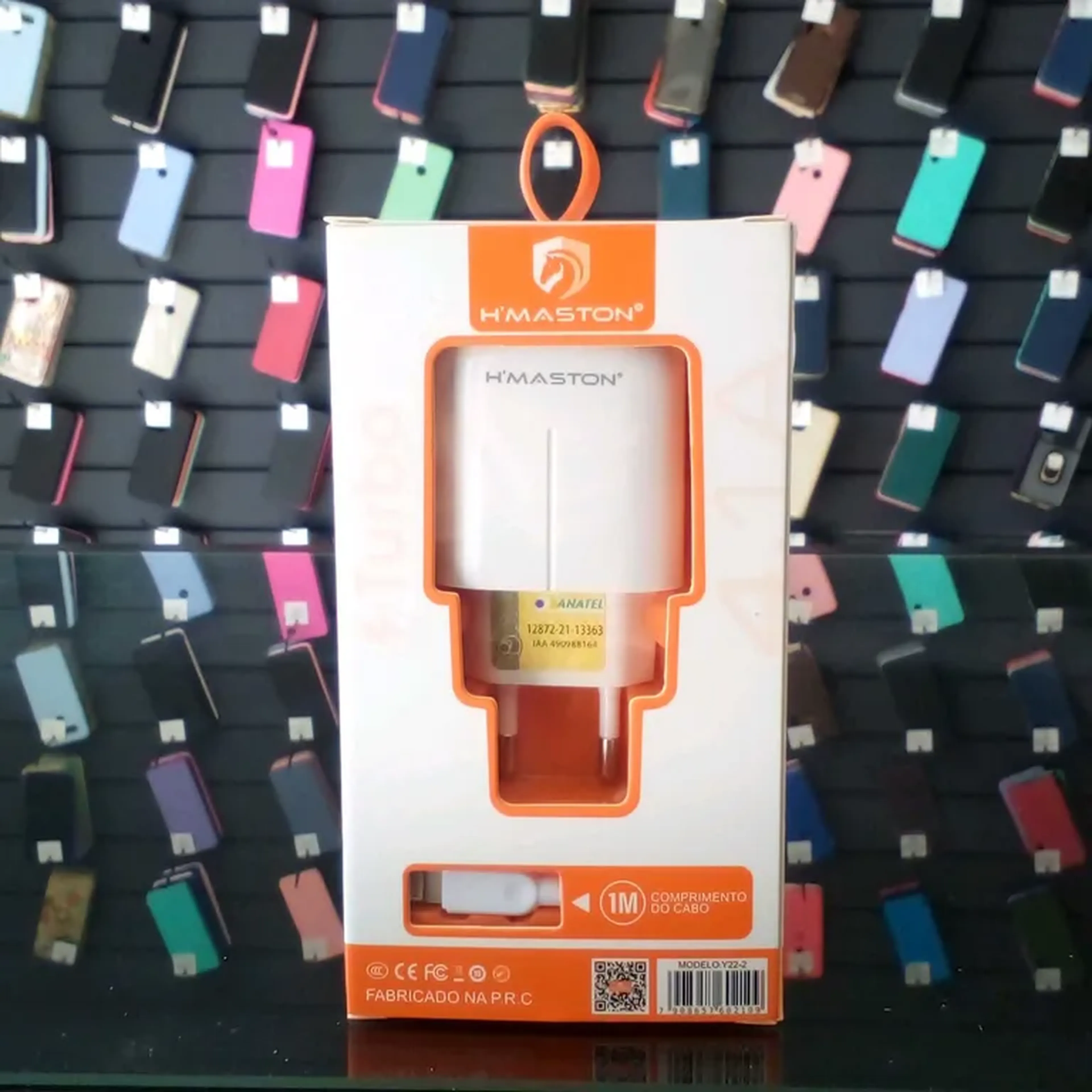 Carregador iphone h'maston y22-2 imagem