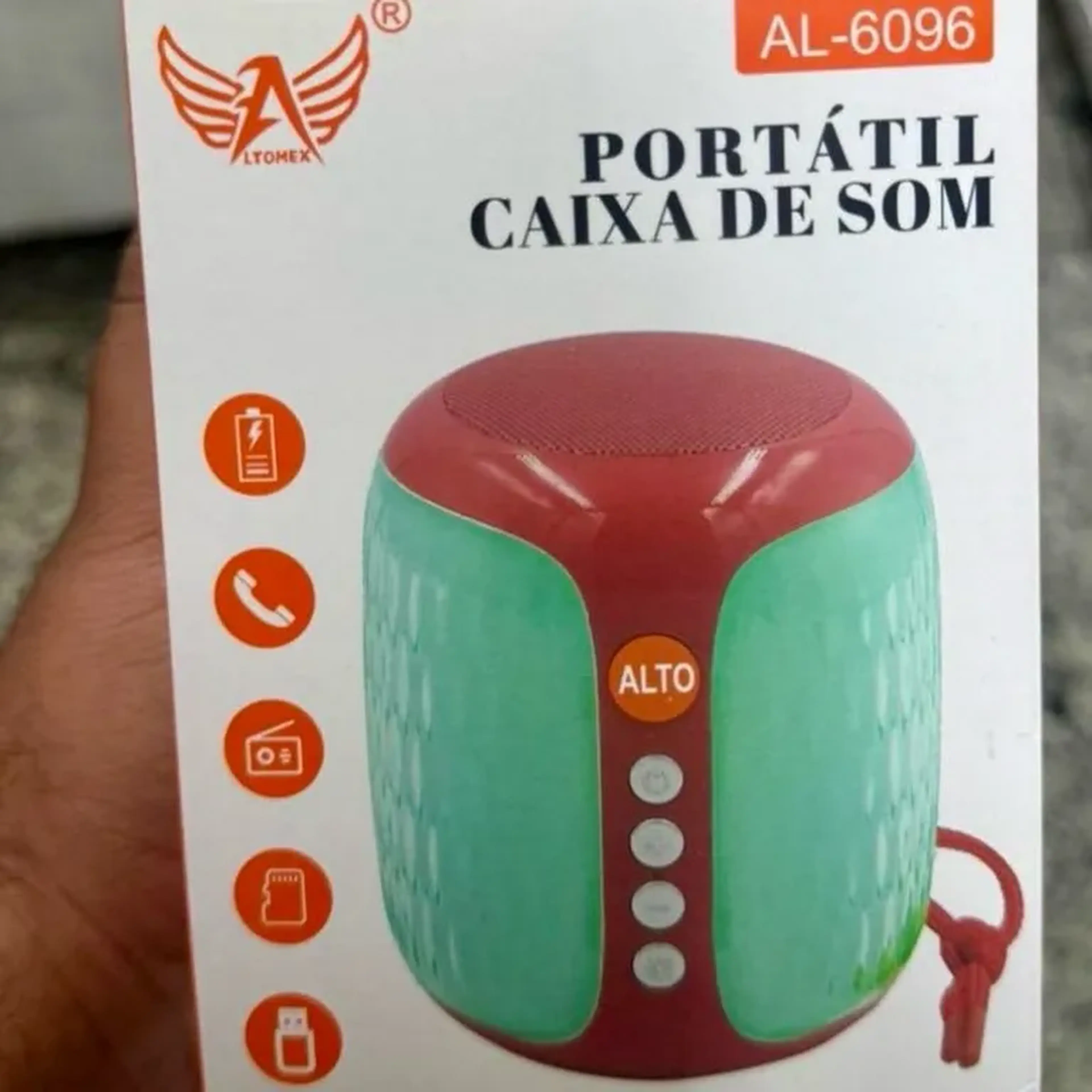 🔊Caixa de som Altomex AL-6096 imagem