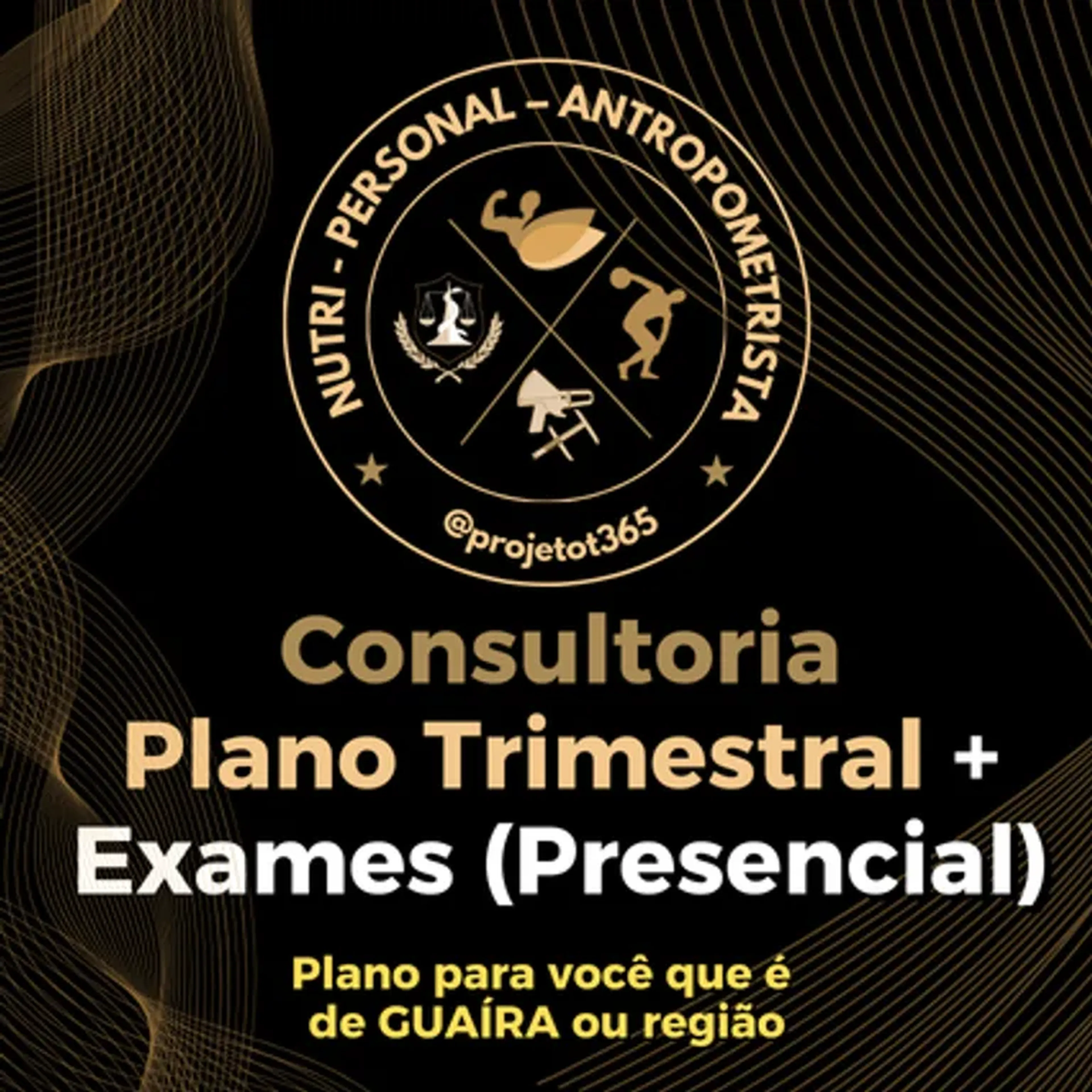 Consultoria - Plano Trimestral + Exames (Presencial) imagem