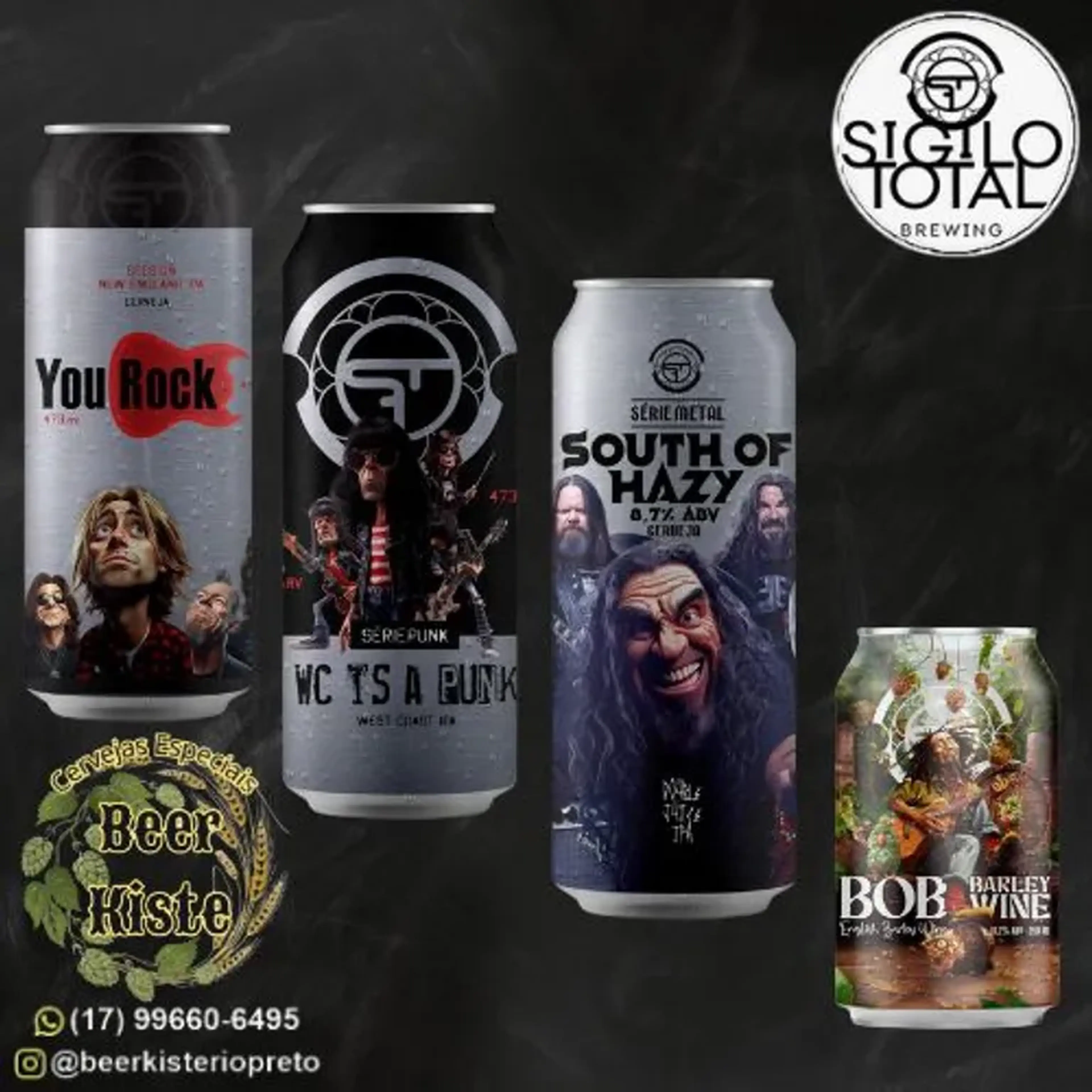 KIT Degustação SIGILO TOTAL - 4 Latas imagem