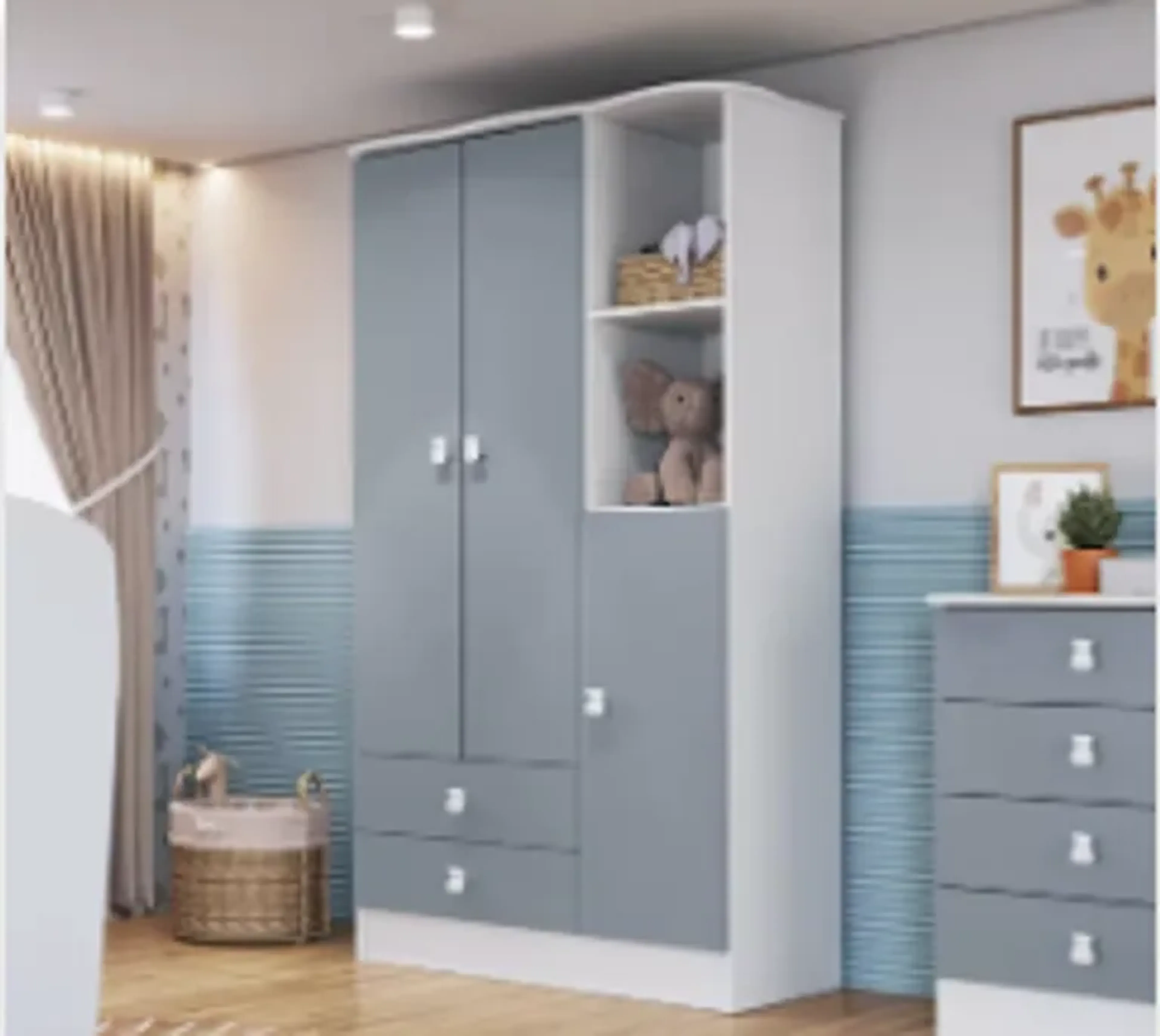 Cota para guarda-roupa + cômoda imagem