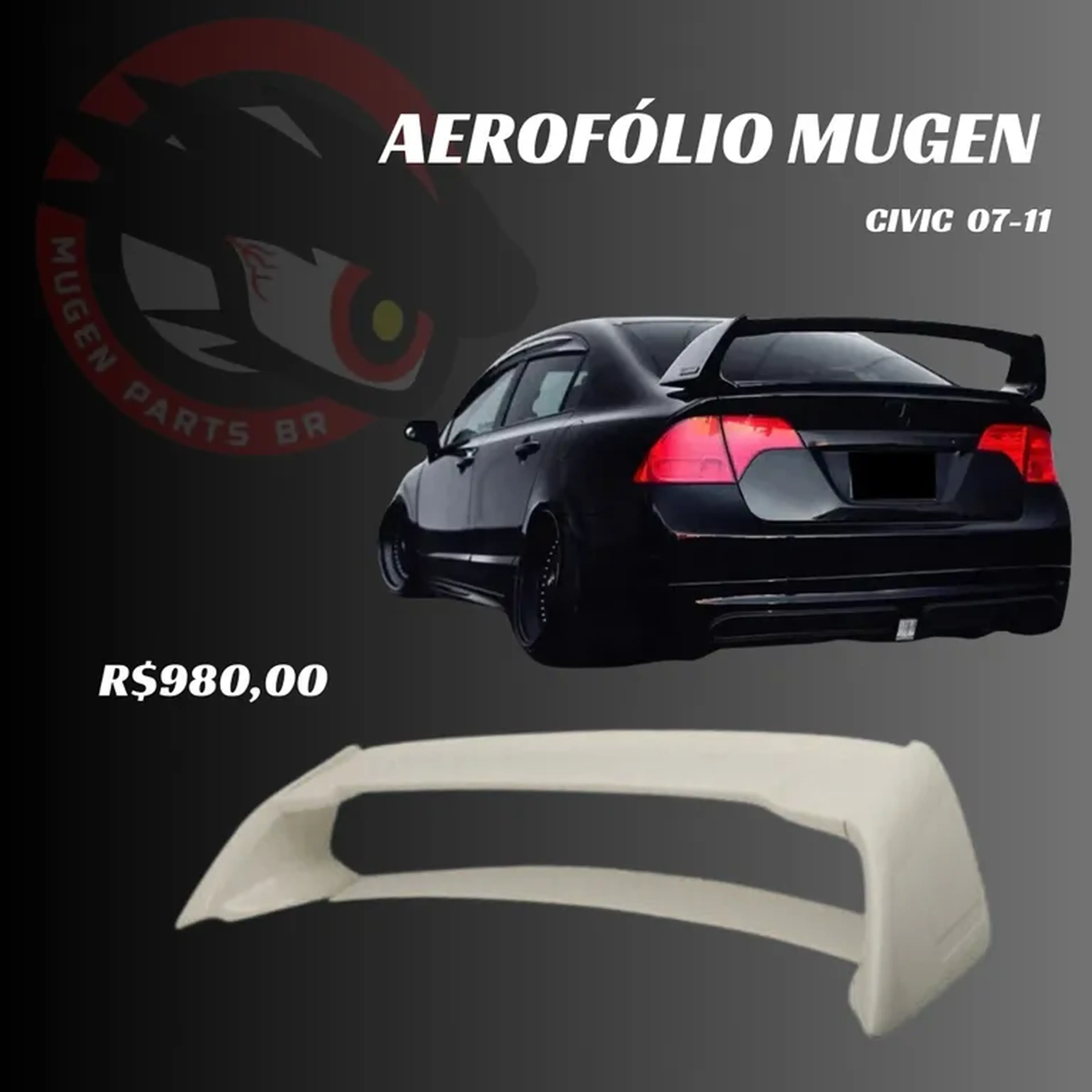 Aerofólio Mugen Civic G8 imagem
