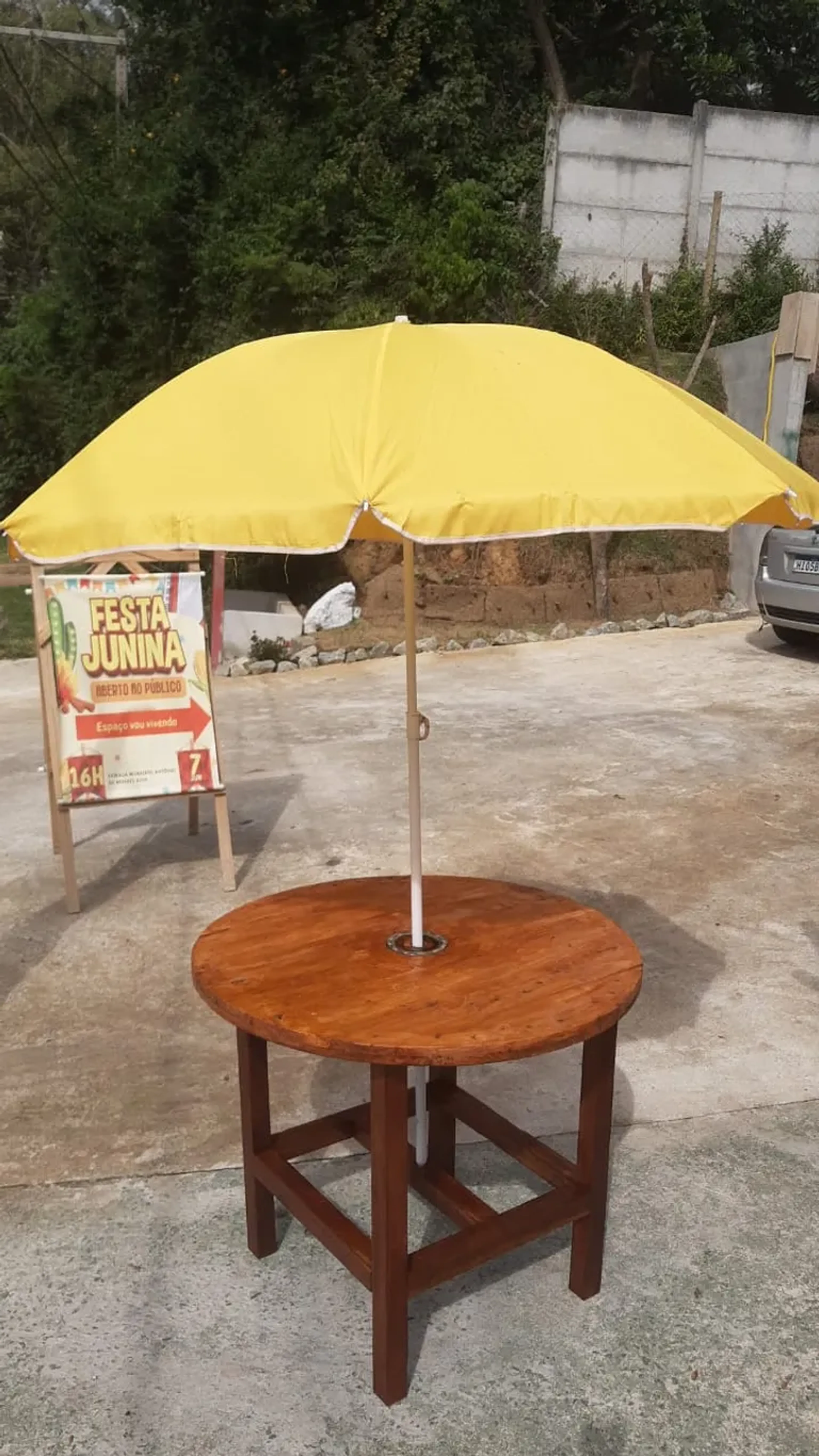 Mesa para guarda sol ☀️ imagem