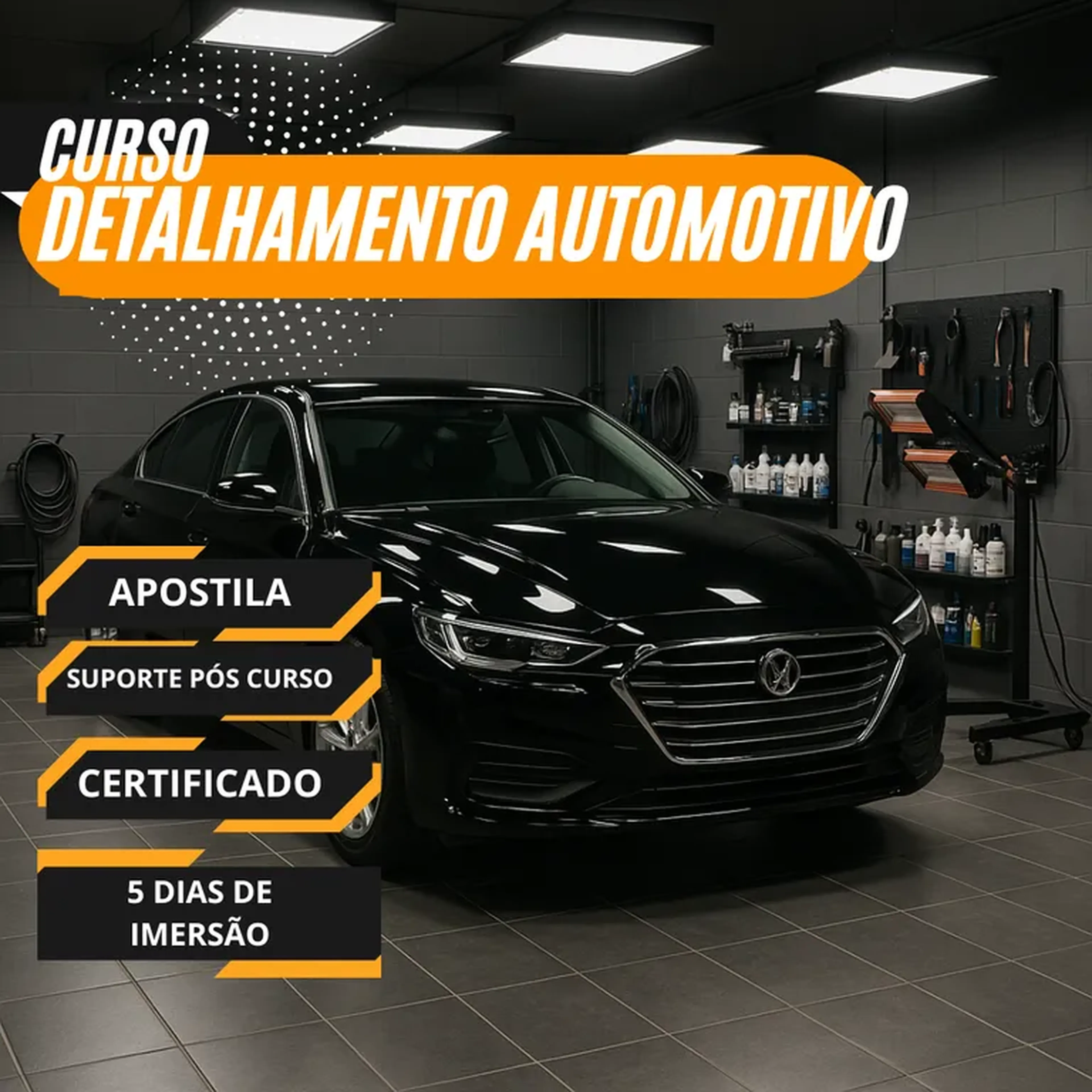 Curso detalhamento automotivo 5 dias imagem