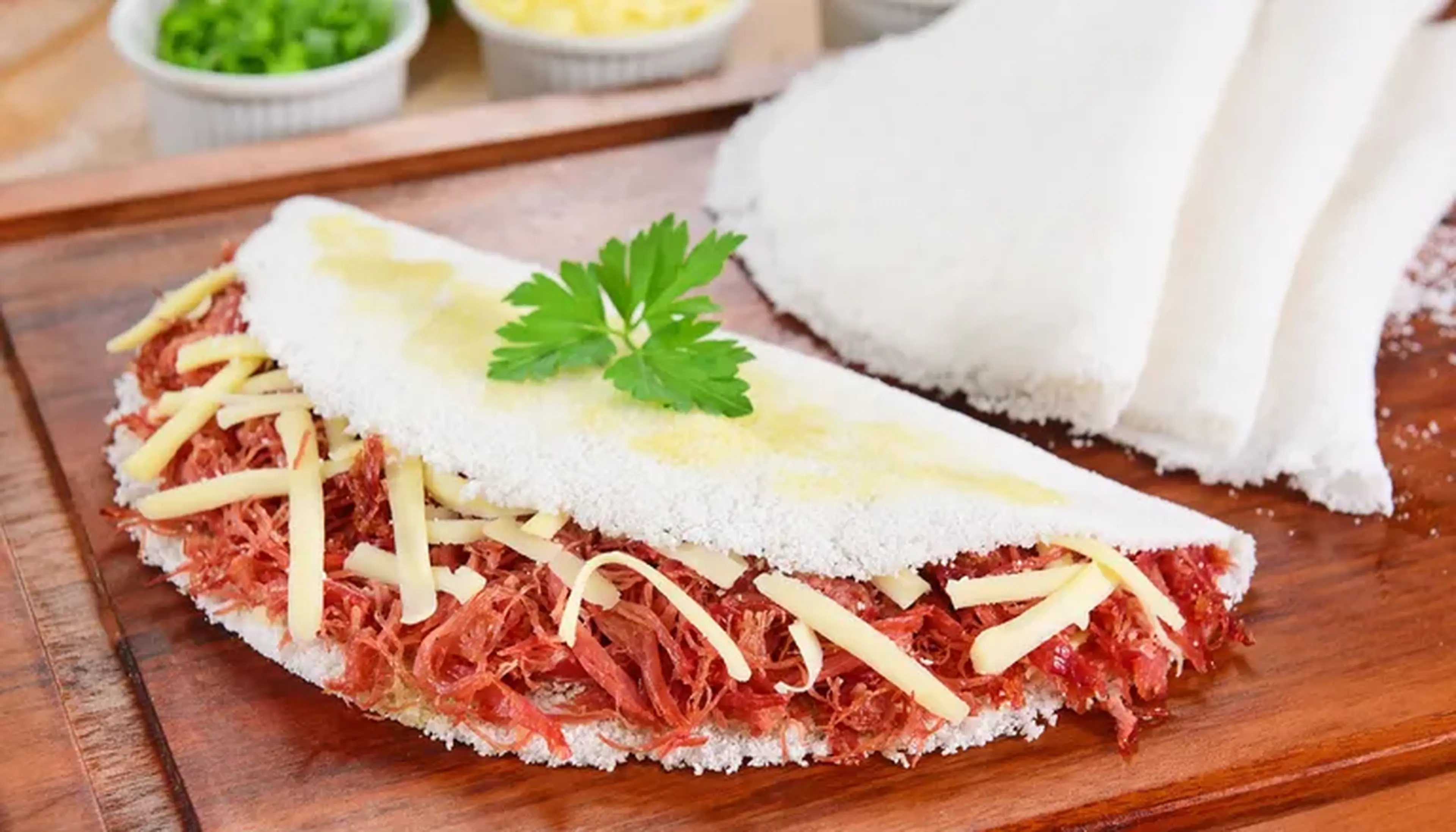 Tapioca de Presunto e Queijo imagem