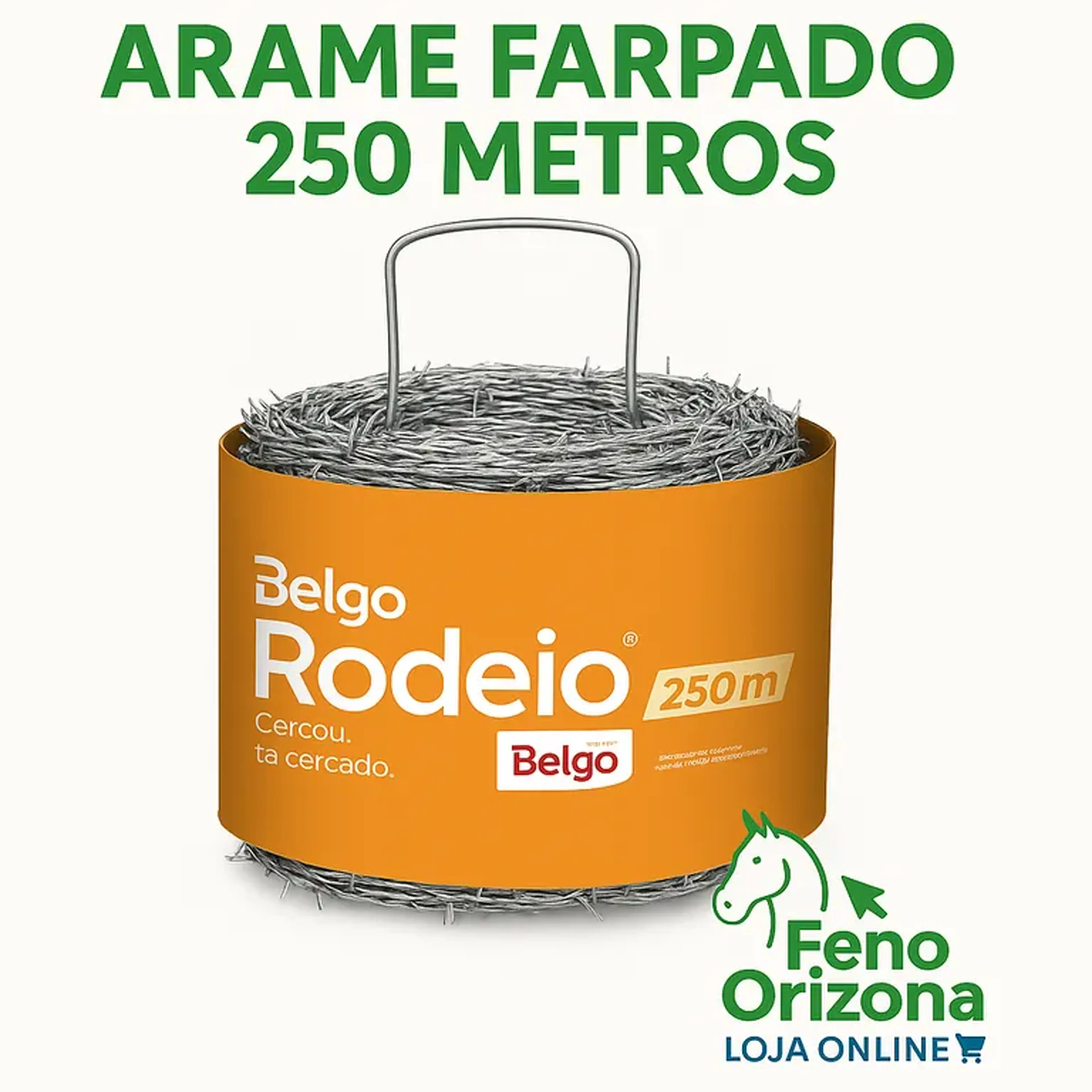 Arame Farpado Belgo Rodeio - 250m imagem