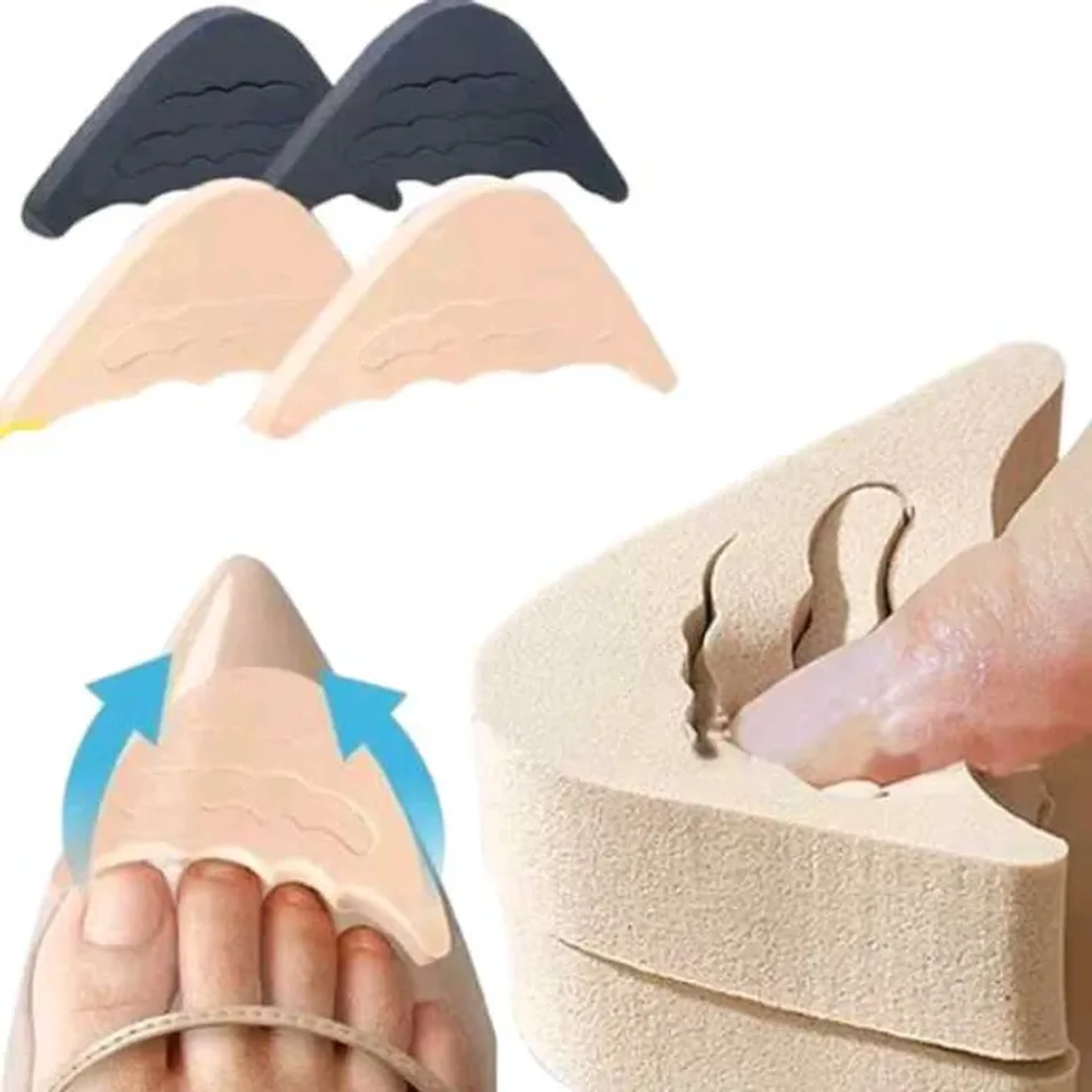 Protetor de Dedo do Pé Feminino bico fino Conforto e Proteção imagem