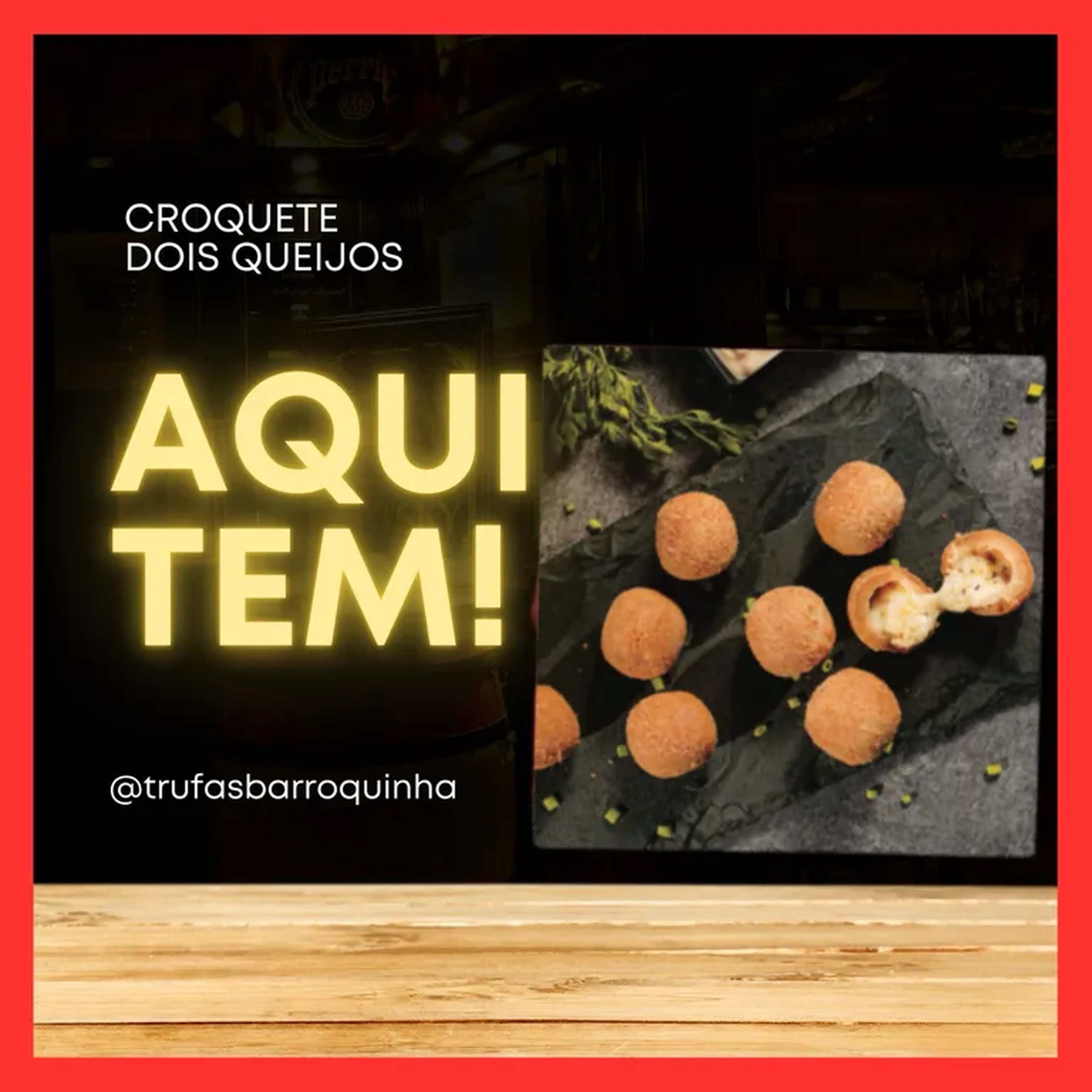 Croquete dois Queijos - 10und imagem