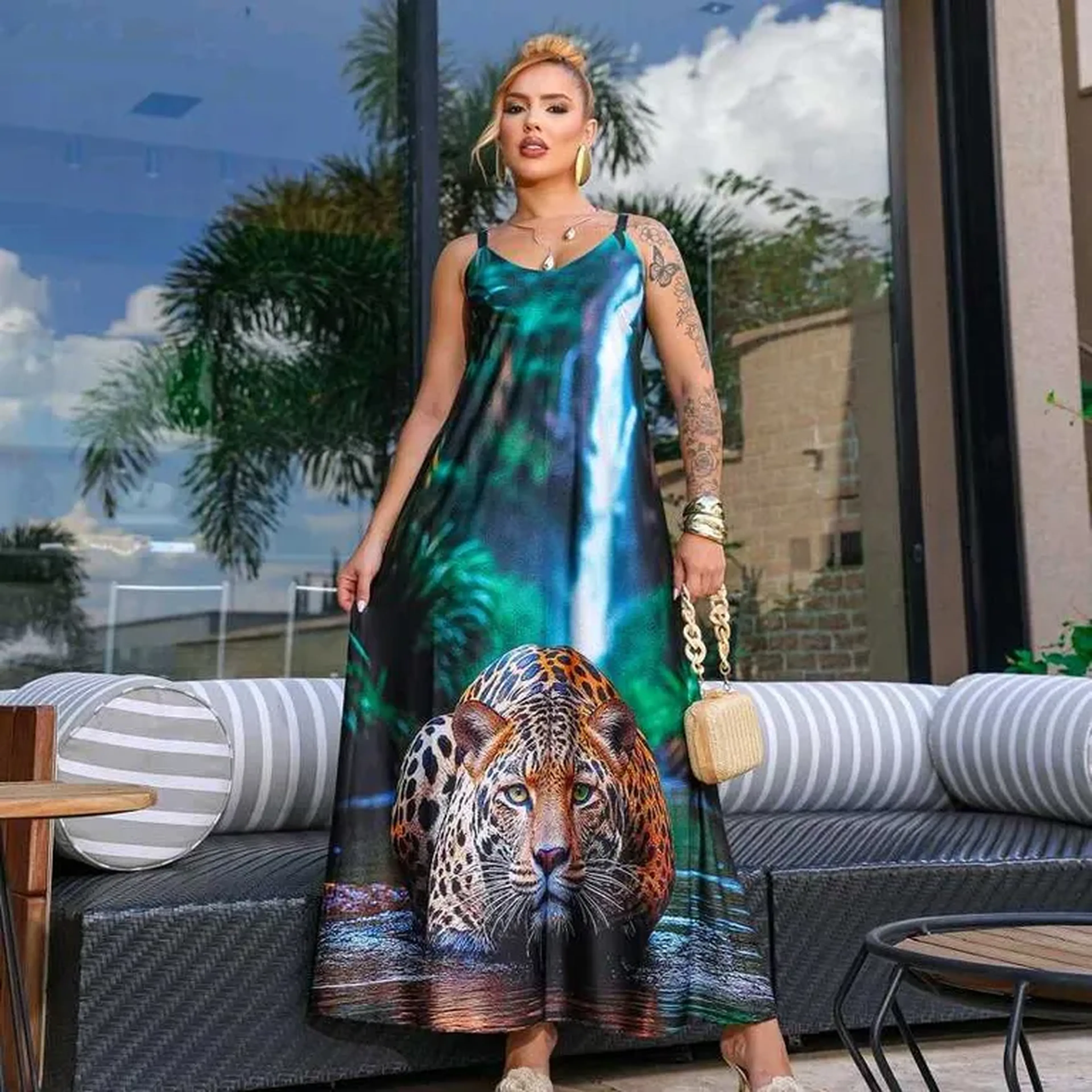 Vestido Onça das águas imagem