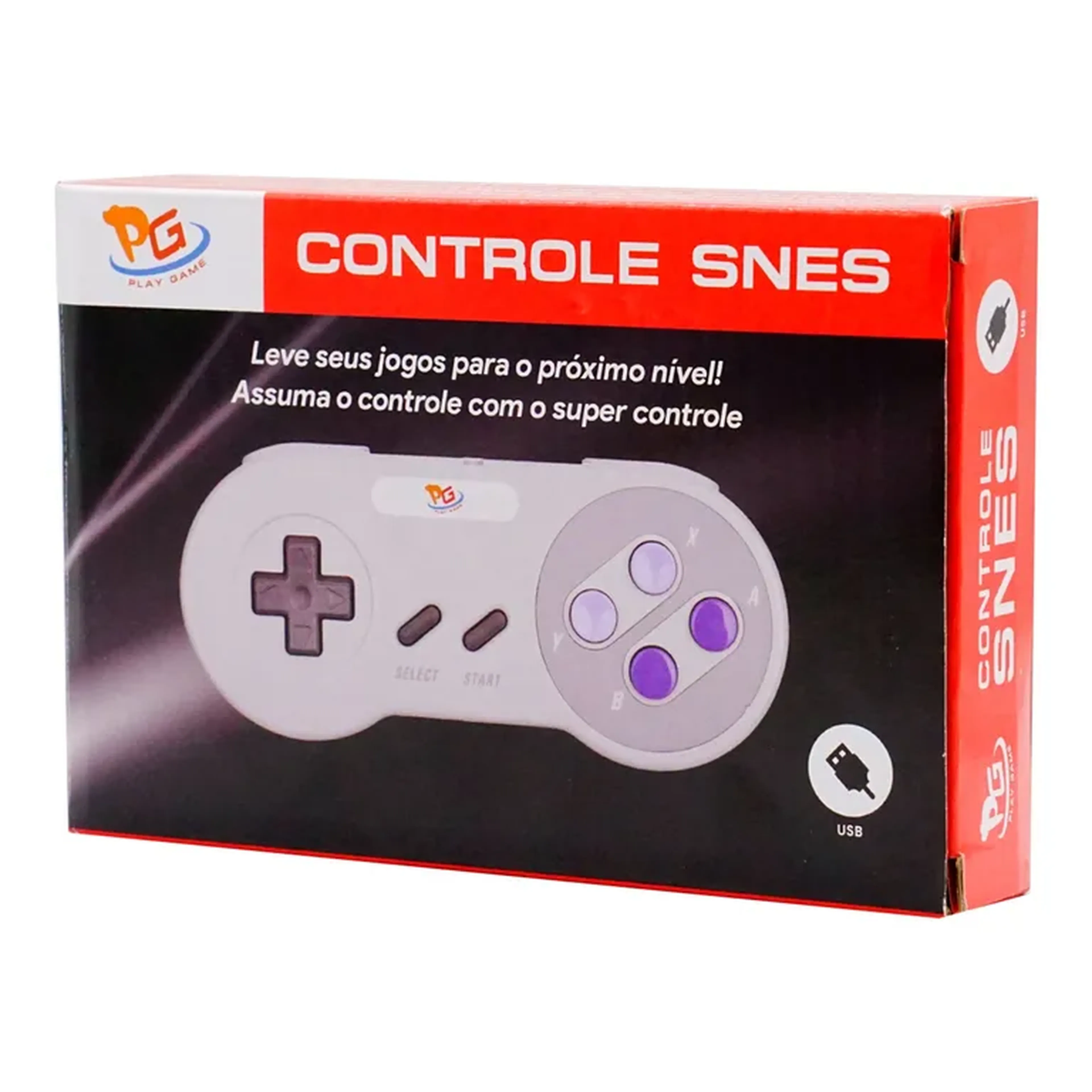 Controle de Super Nintendo (SNES) - USB PC imagem
