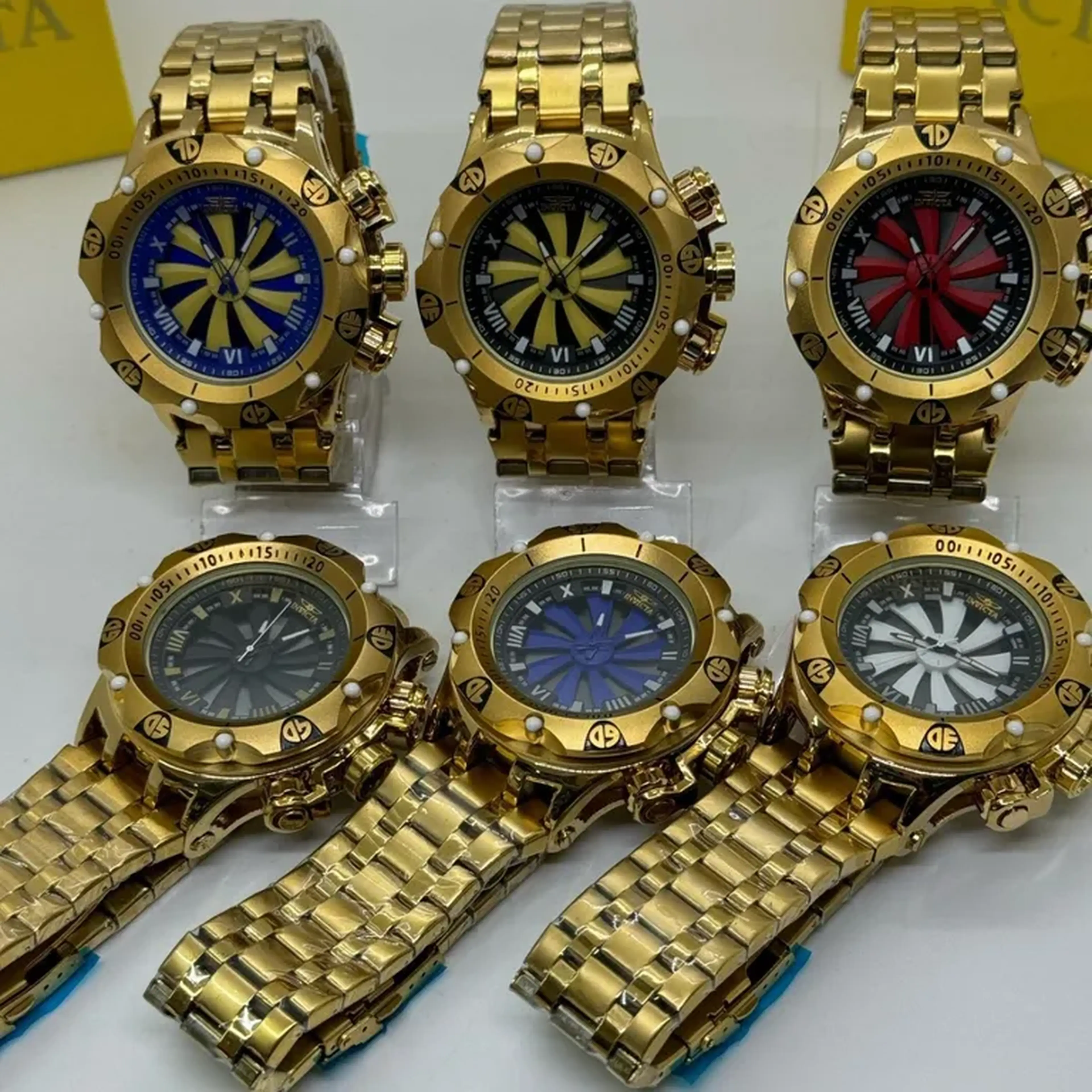 invicta Spid catraca giratória 1 linha puceira em aço inoxidável imagem