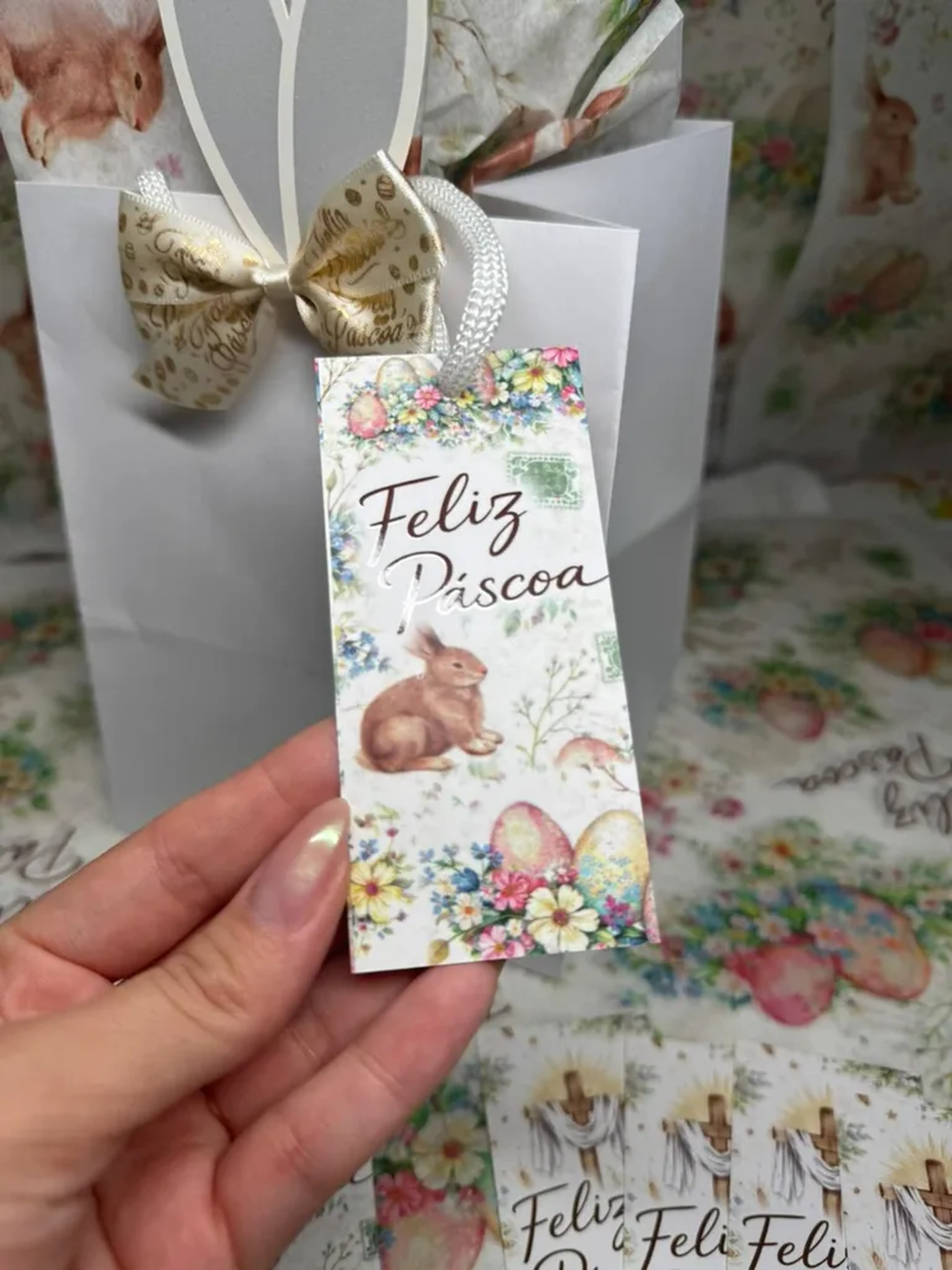 Tag personalizada - Páscoa COELHO imagem
