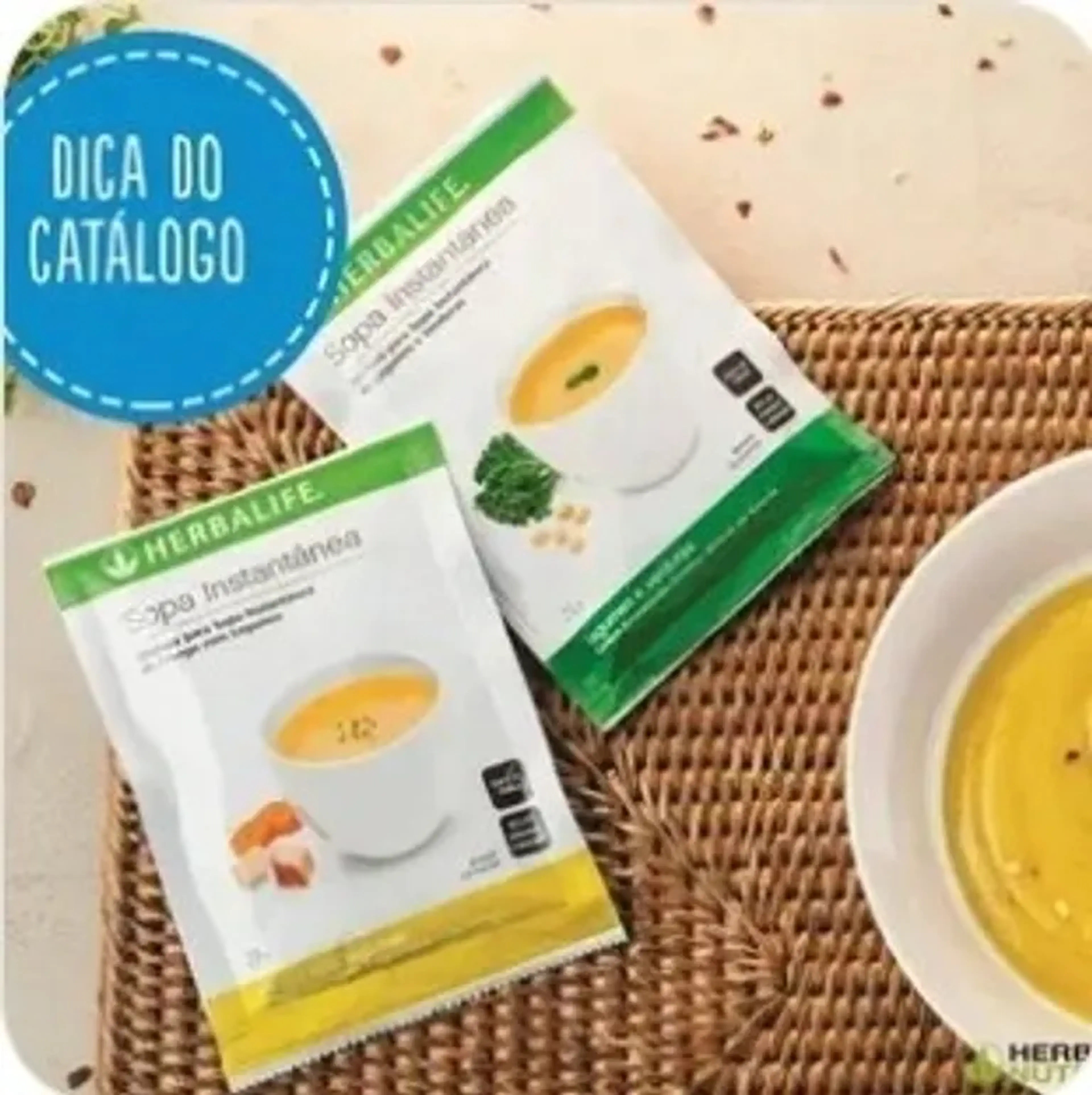 SOPA INSTANTÂNEA LANCHE PROTEICO HERBALIFE imagem