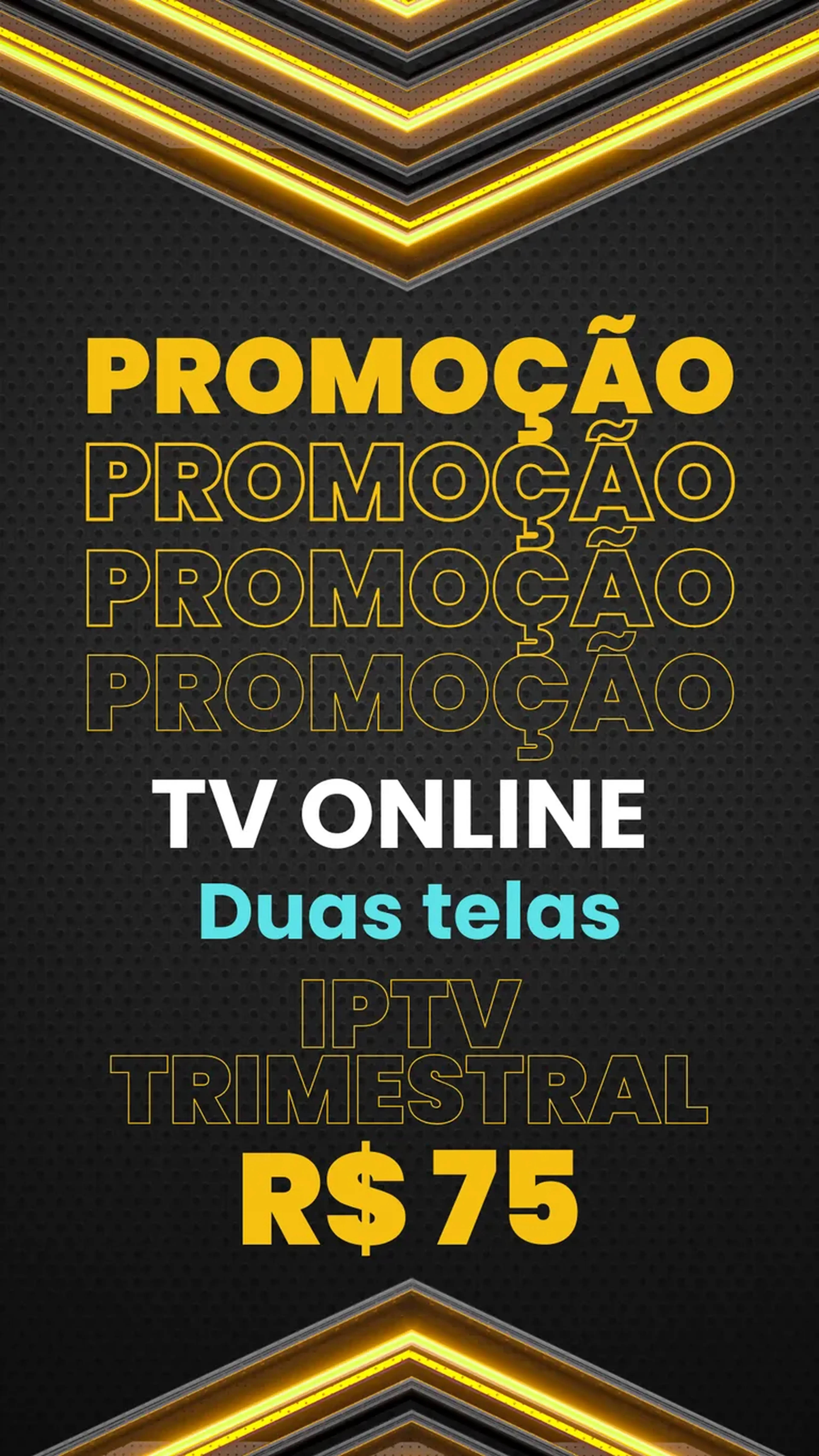 IPTV TRIMESTRAL 2 TELAS imagem