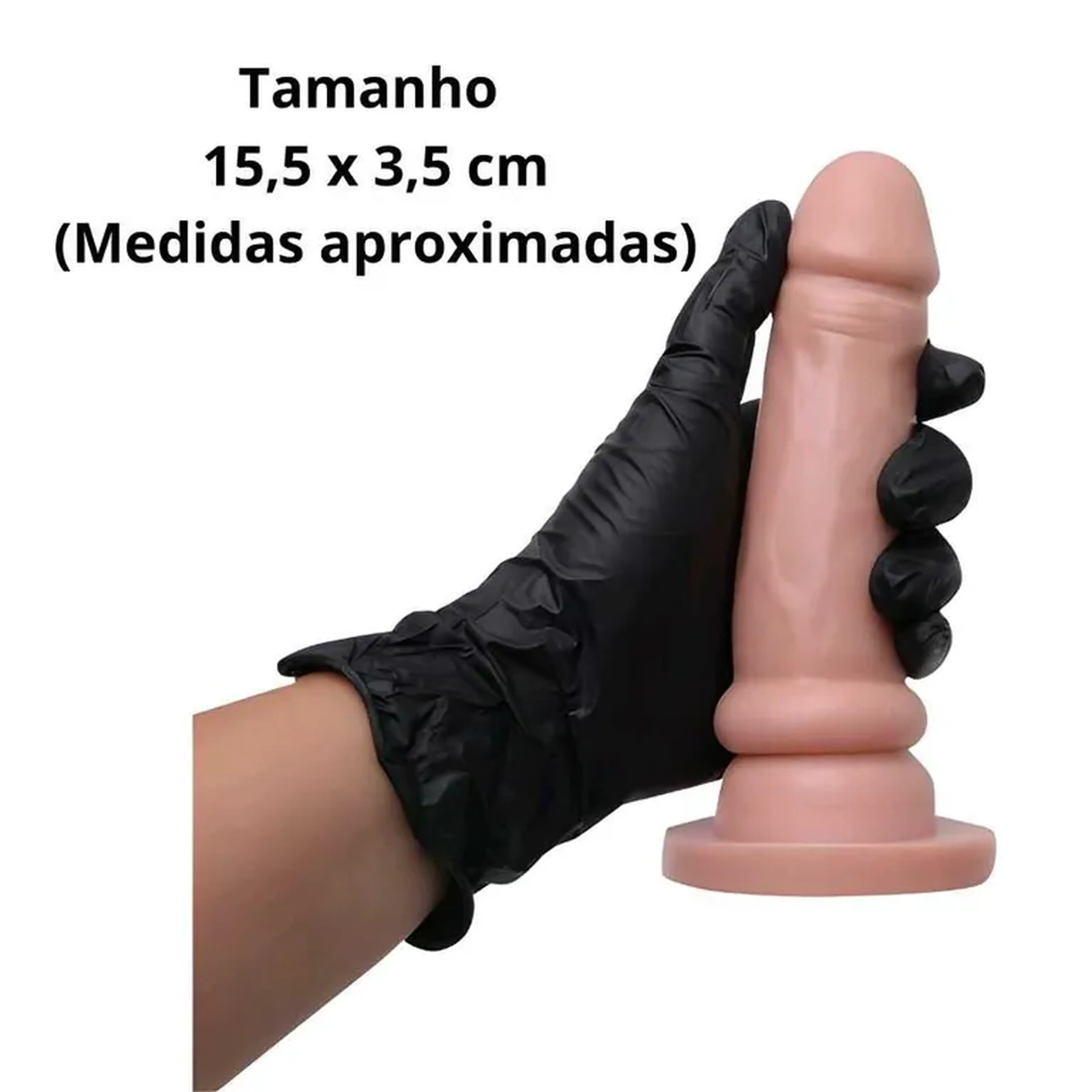 Prótese Peniana - 15,5 x 3,5 cm (medidas aproximadas) imagem