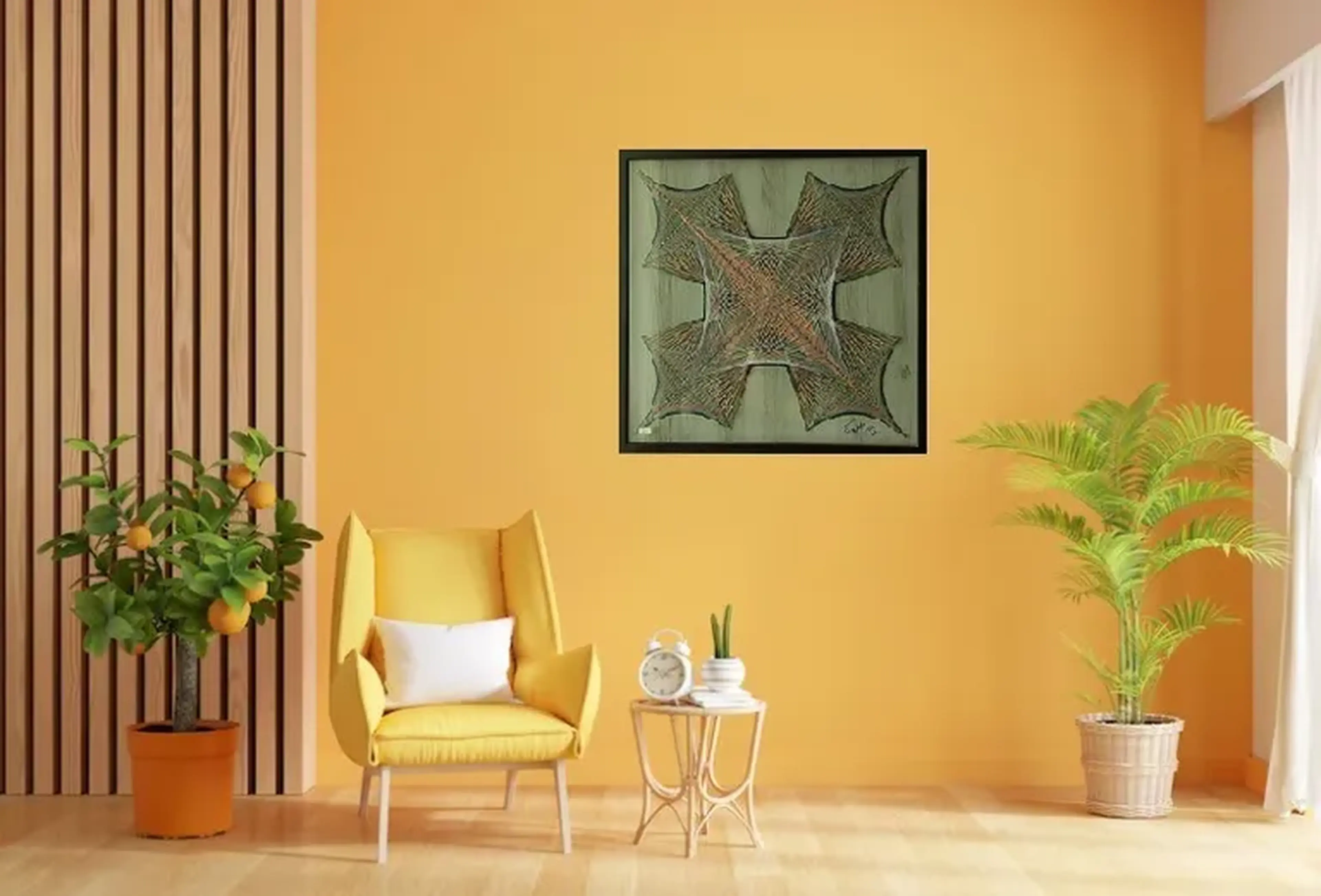 Quadro Fractal Brown Mars imagem