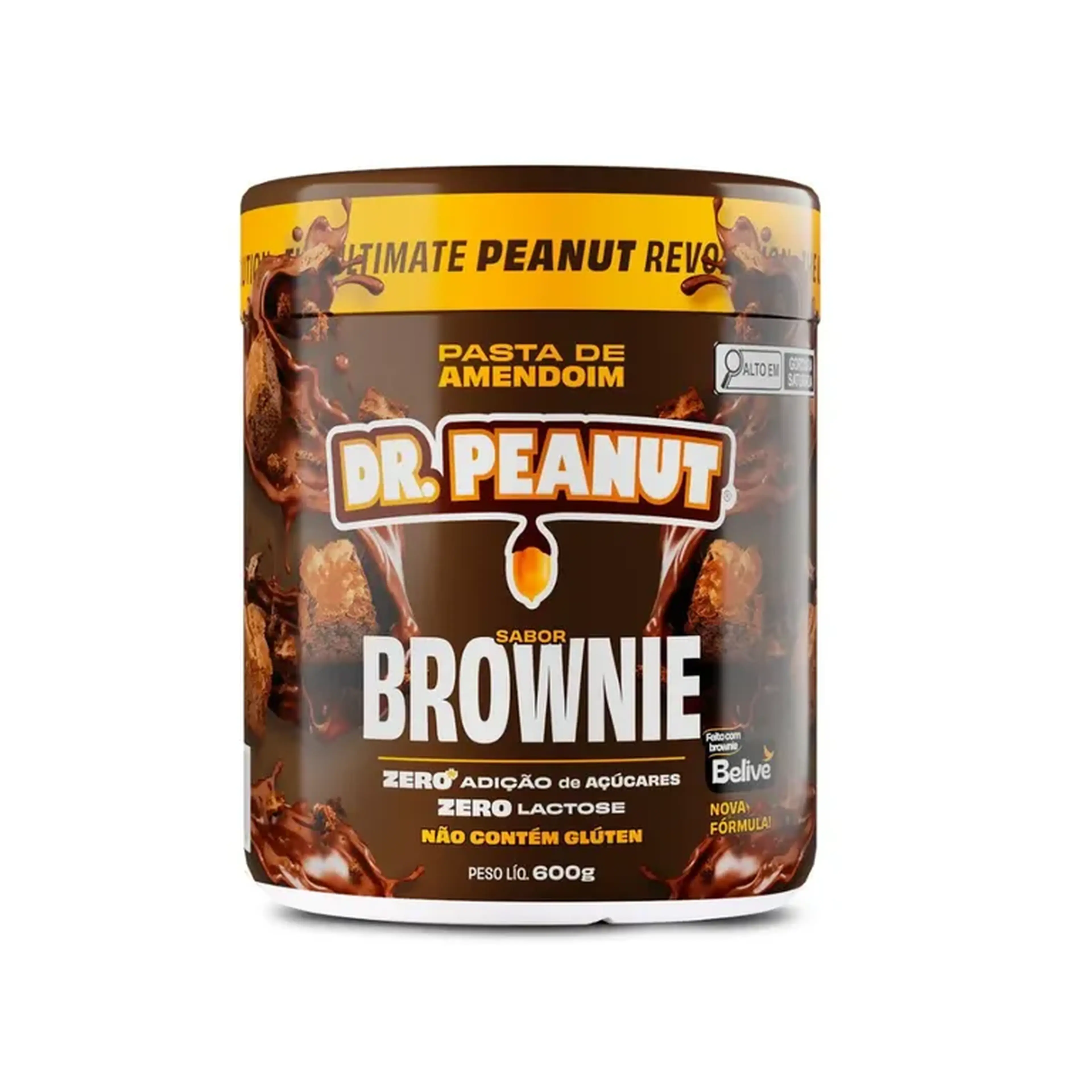 Pasta de Amendoim 600g BROWNIE - DR PEANUT imagem