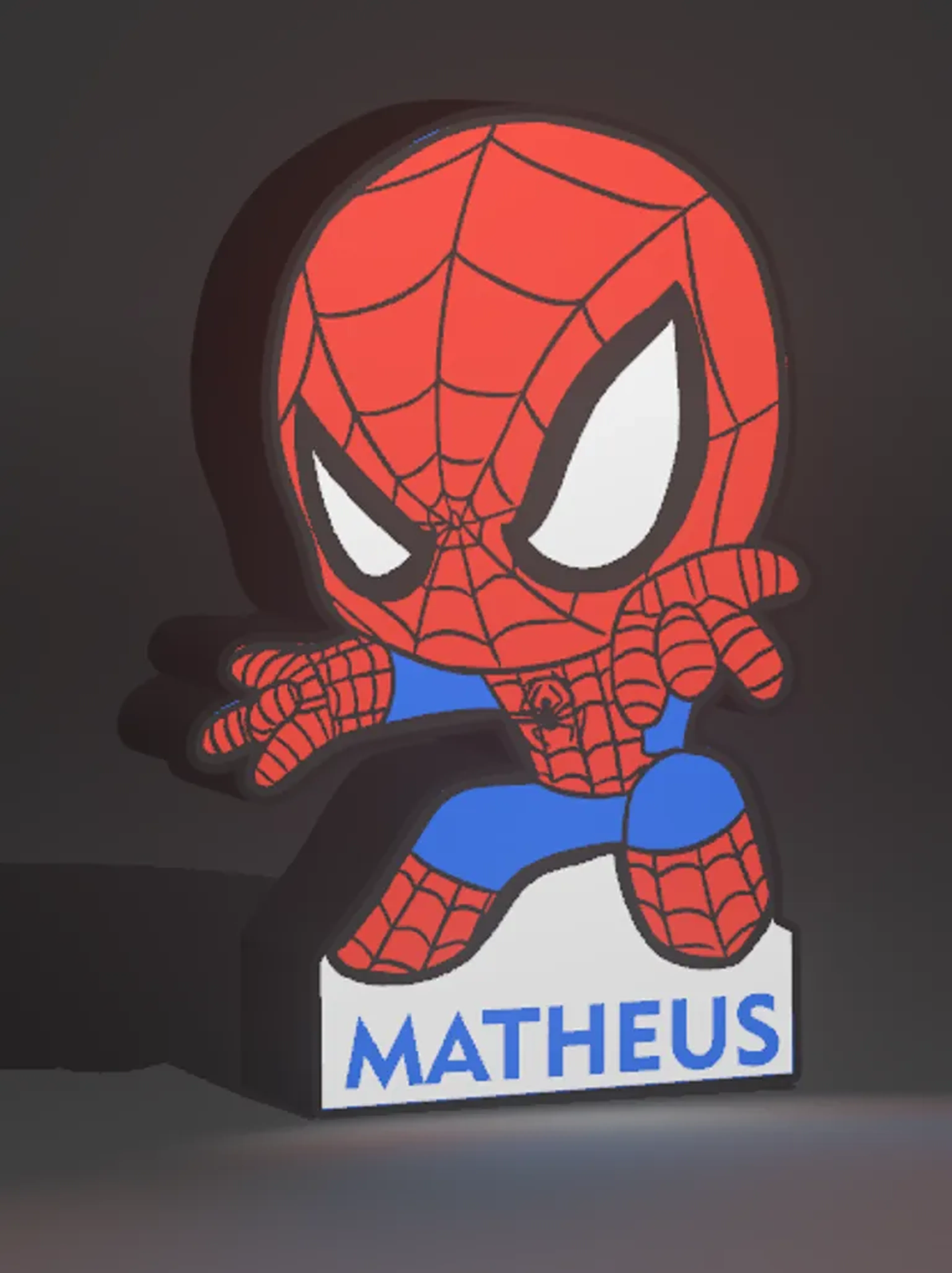Luminária Spiderman Man - baby imagem