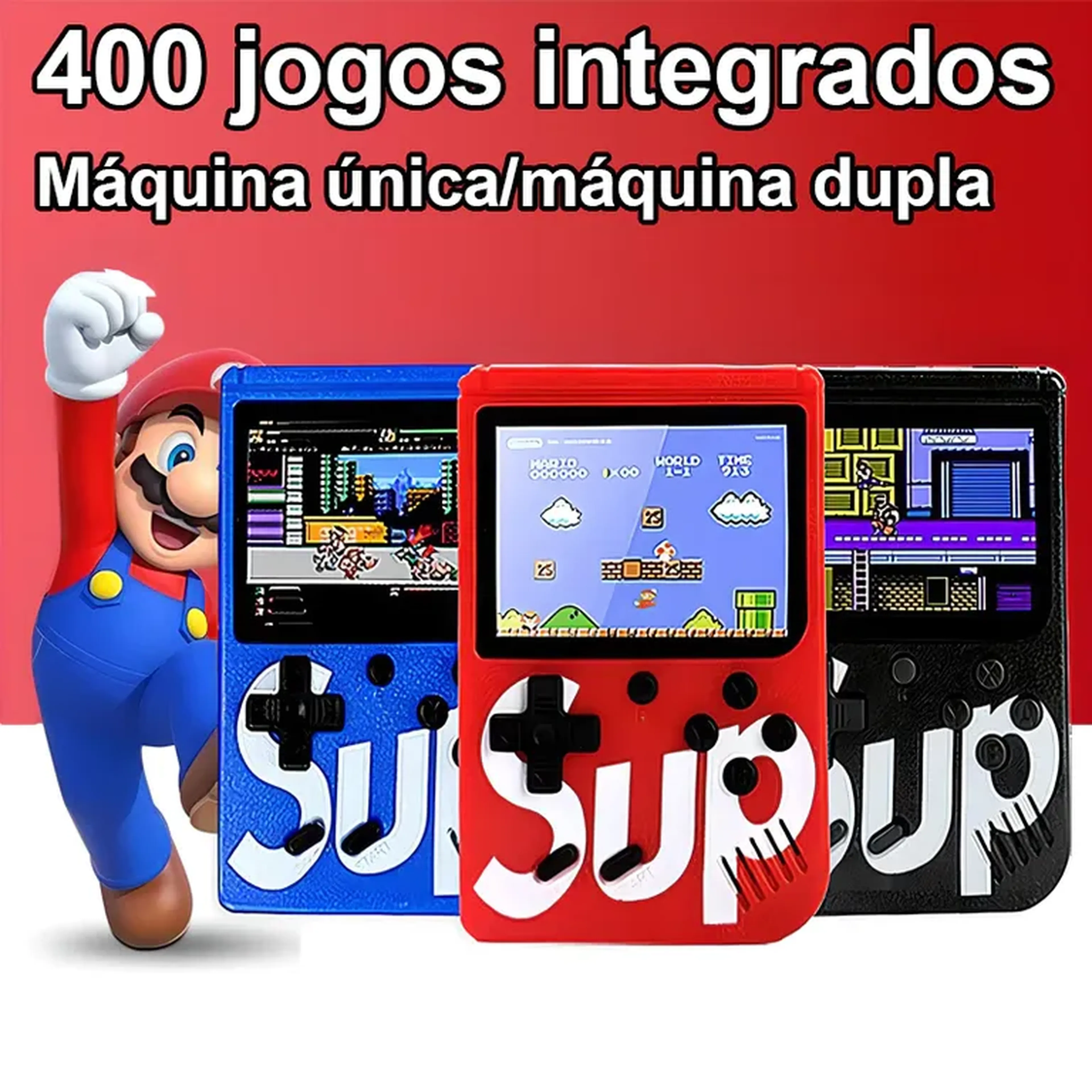 Vídeo game 400 jogos Sup game box imagem