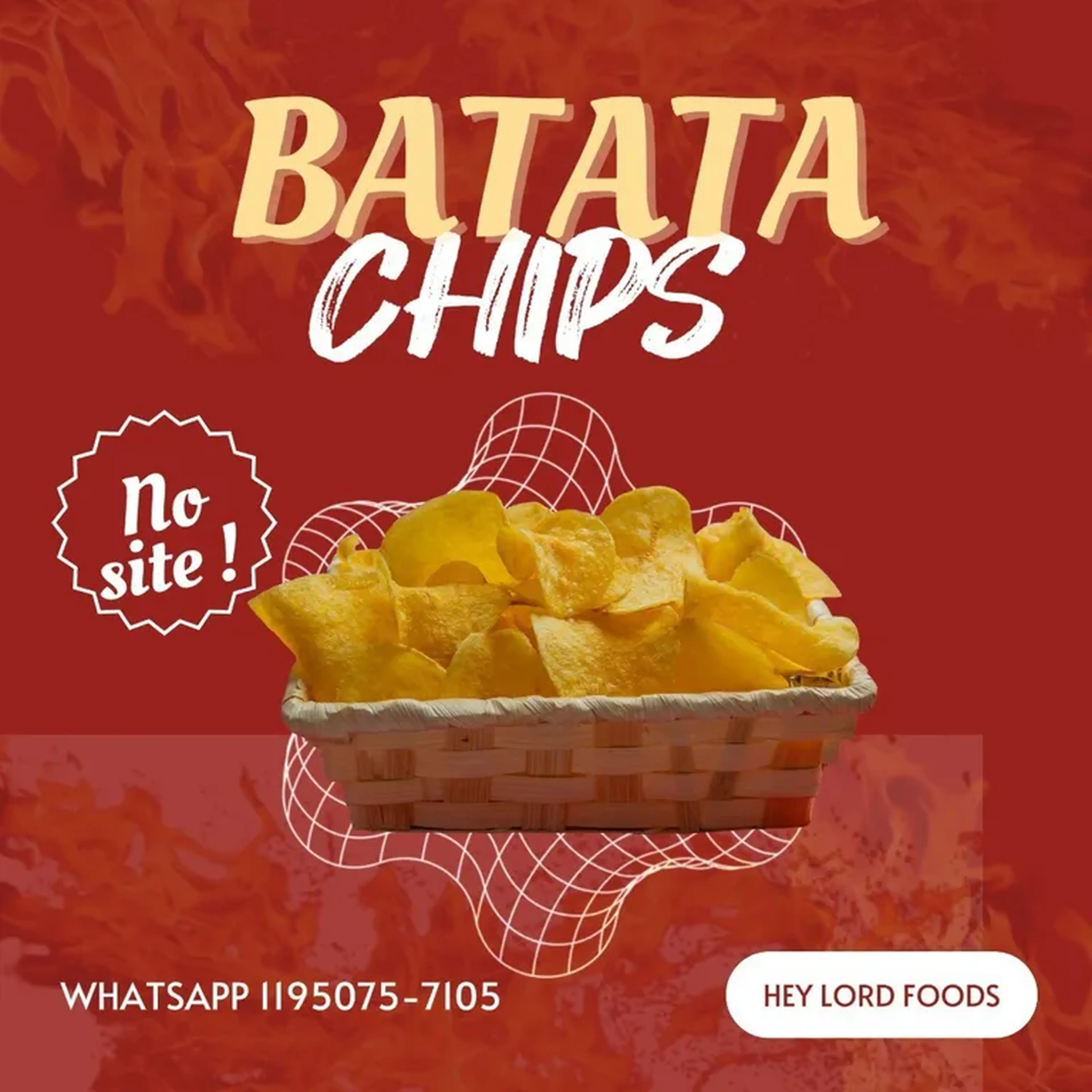 🥔Pacote 1 kg Batata Chips Premium – PREÇO DE VAREJO imagem