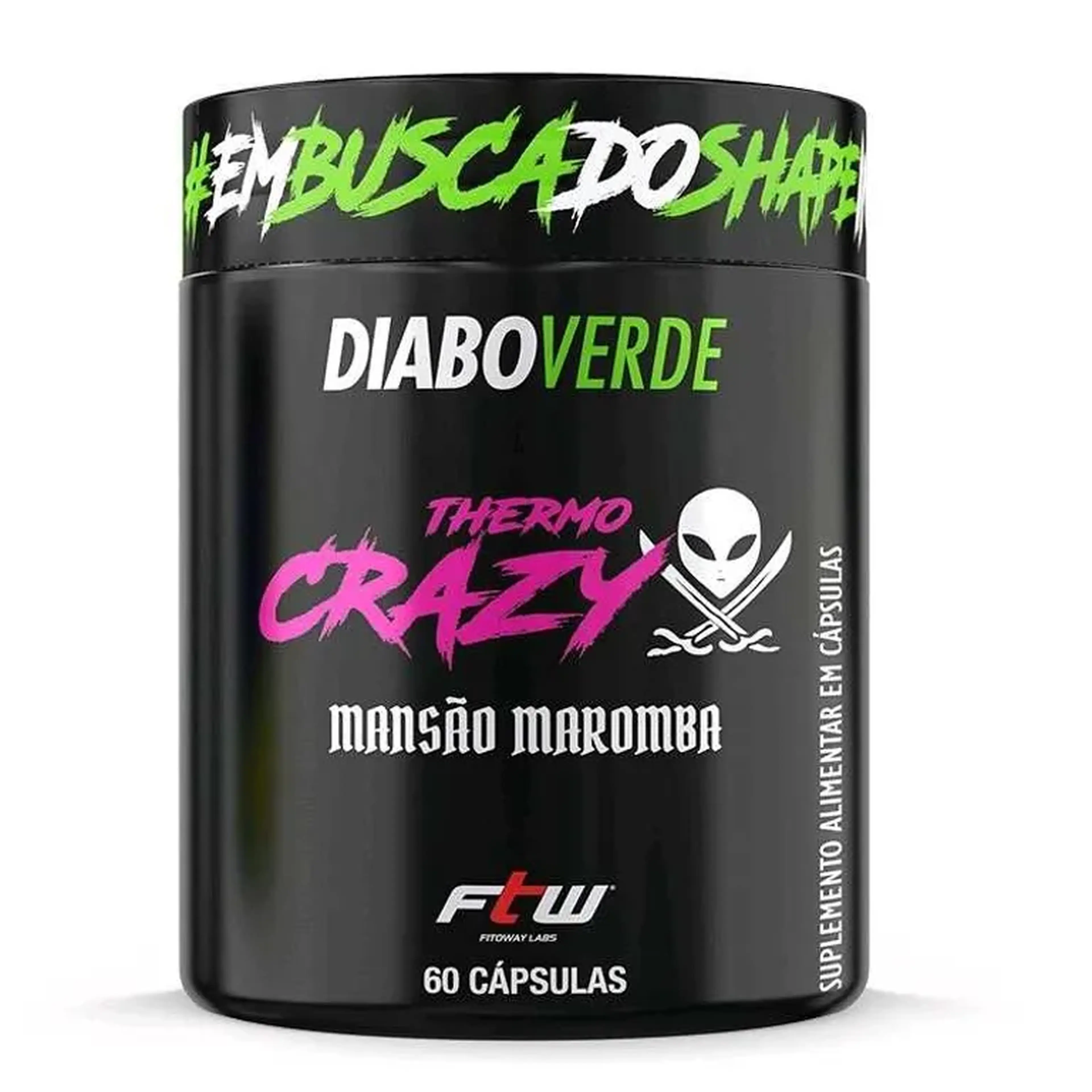 Thermo Crazy Diabo Verde 60 caps- FTW imagem