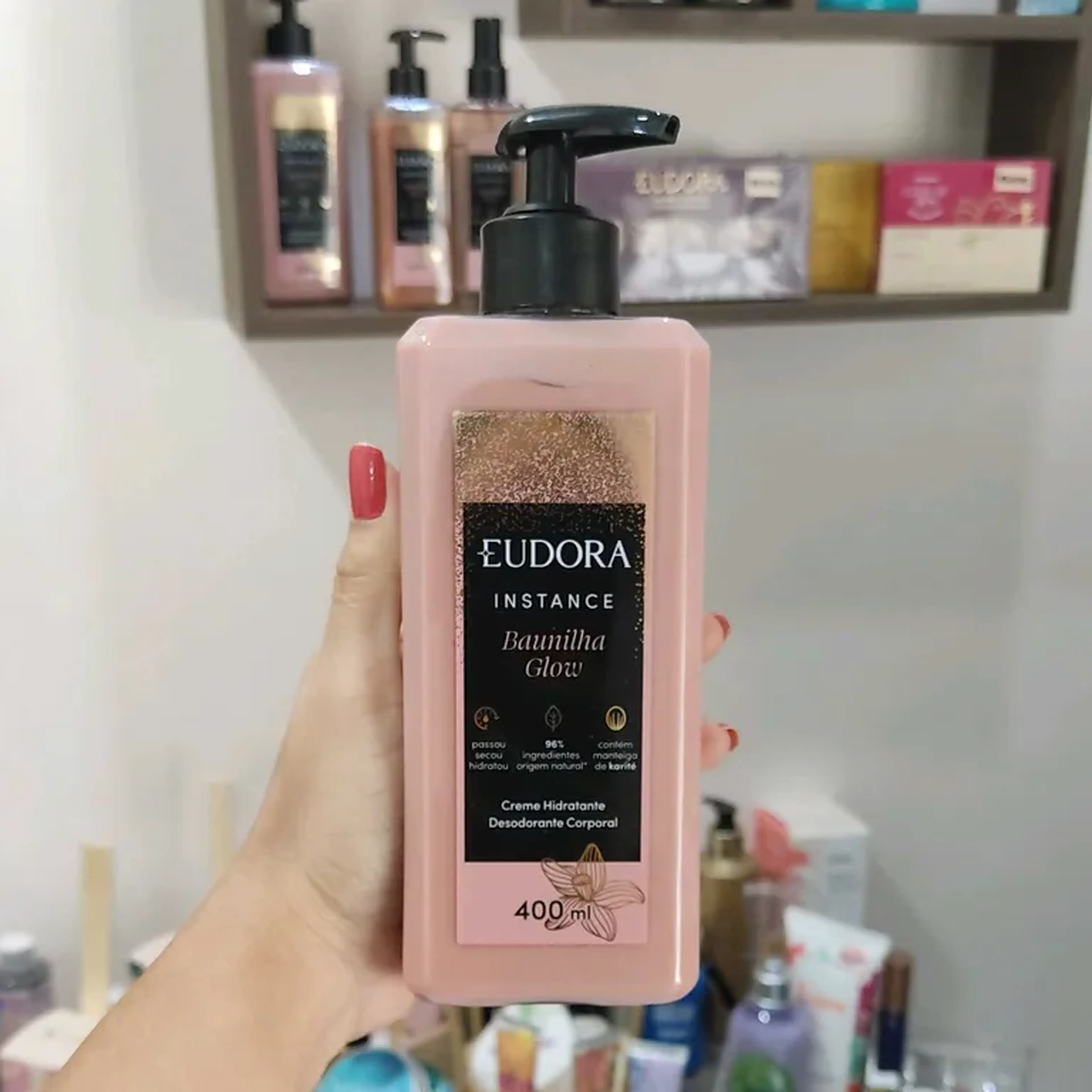 Hidratante Corporal Instance Baunilha Glow imagem
