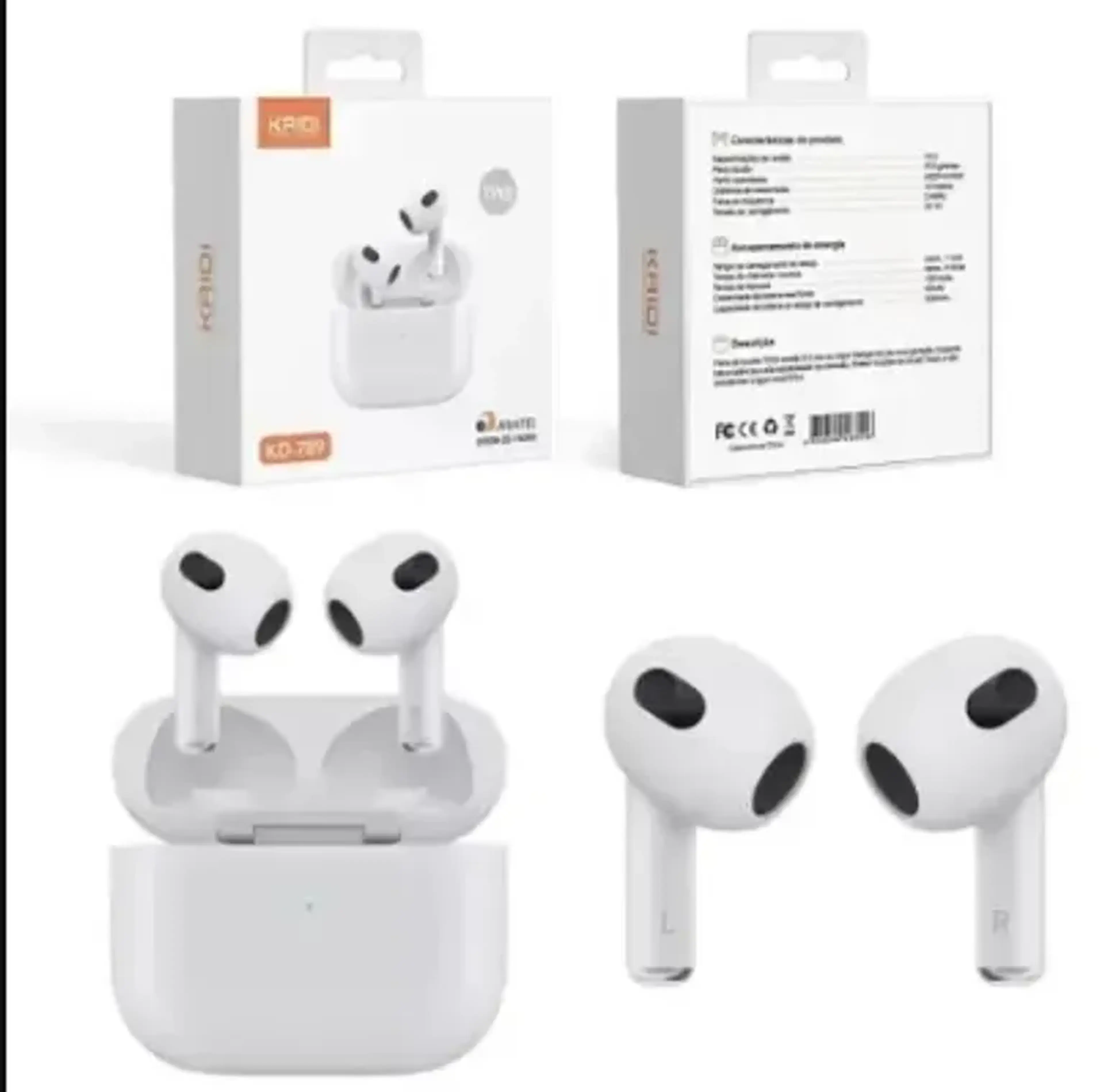 Fone de Ouvido Bluetooth Original - Fone De Ouvido Sem fio TWS K imagem