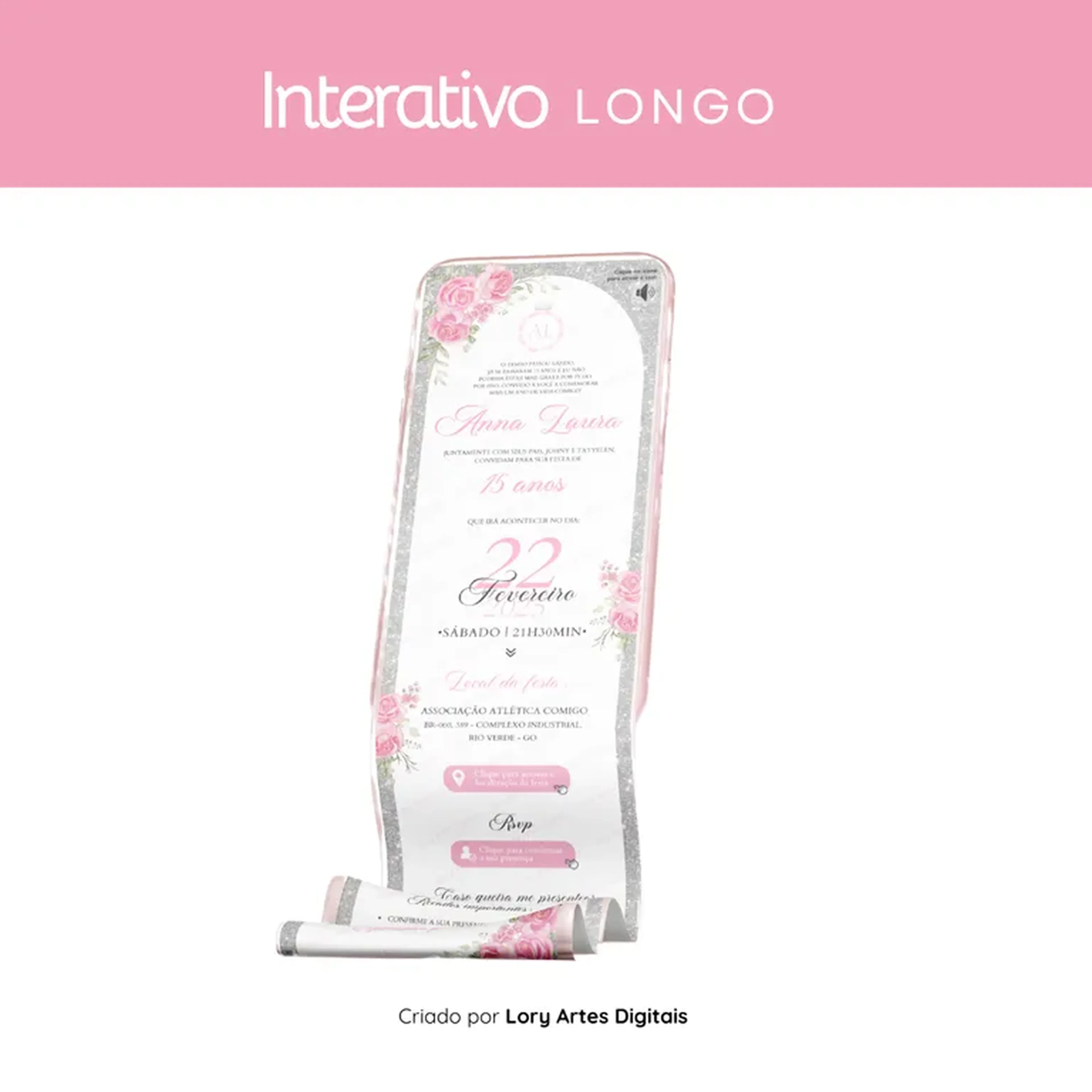 Convite Longo Interativo imagem