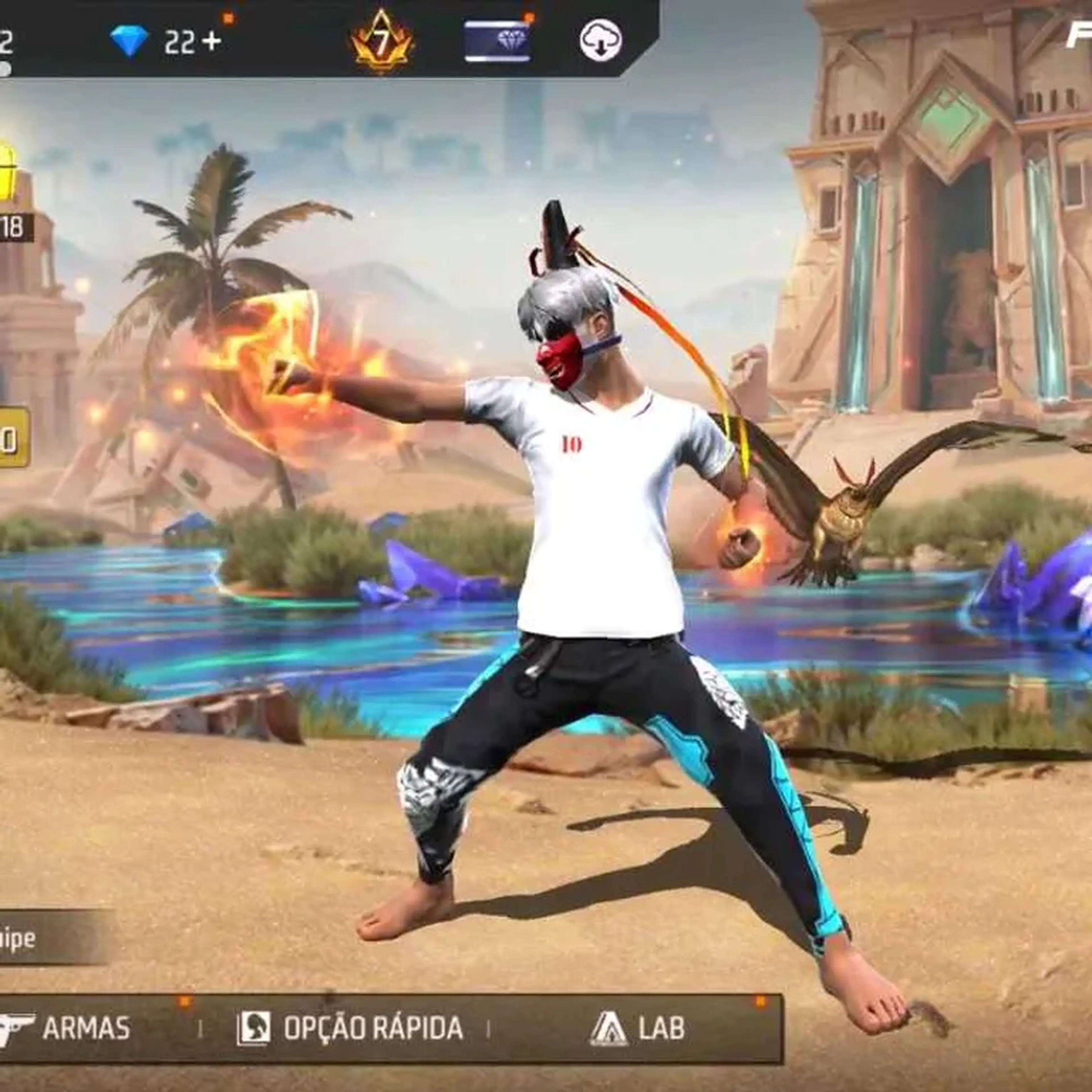 Conta de free fire imagem