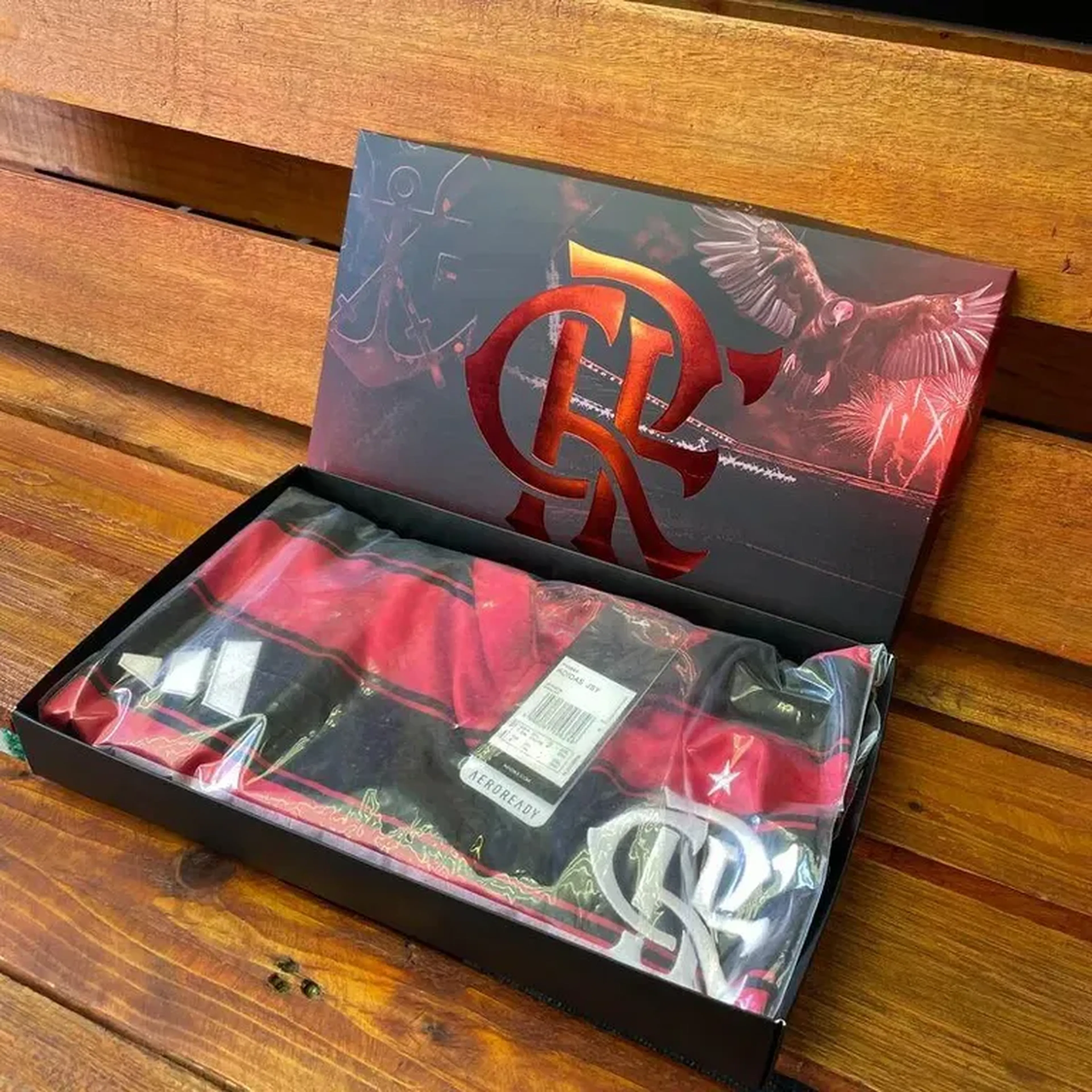 📦 Caixa Presente Flamengo Preta – Gavião imagem