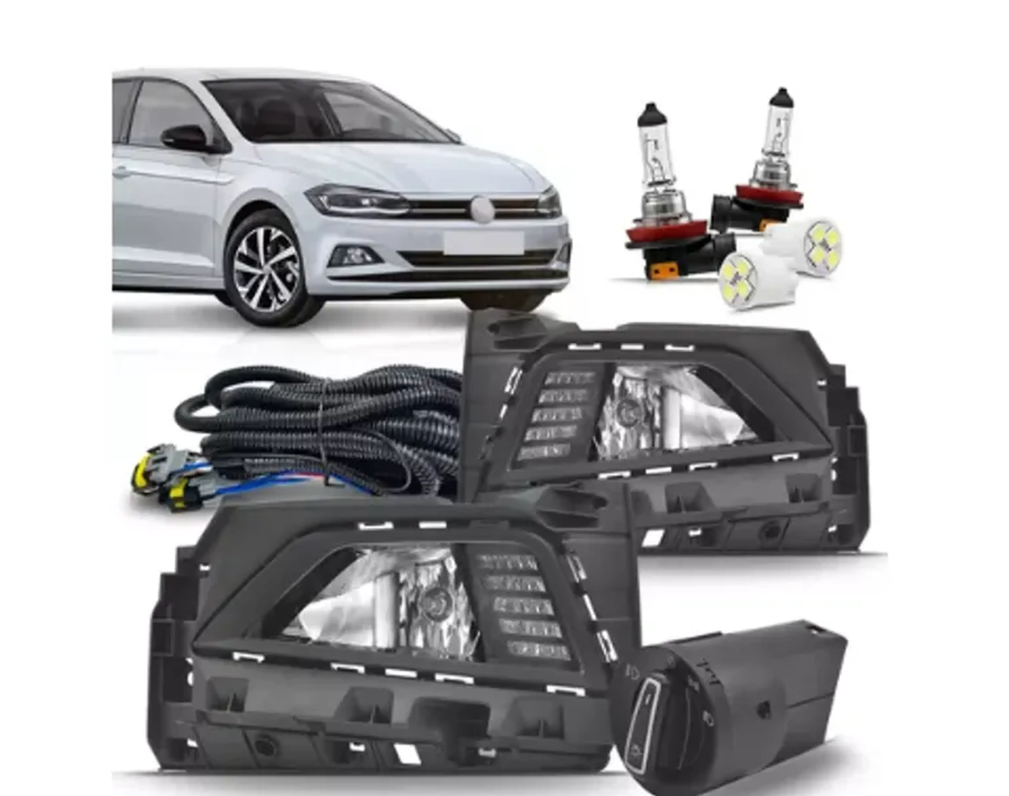 Kit Farol Milha Polo-Virtus 18 a 22 com DRL imagem