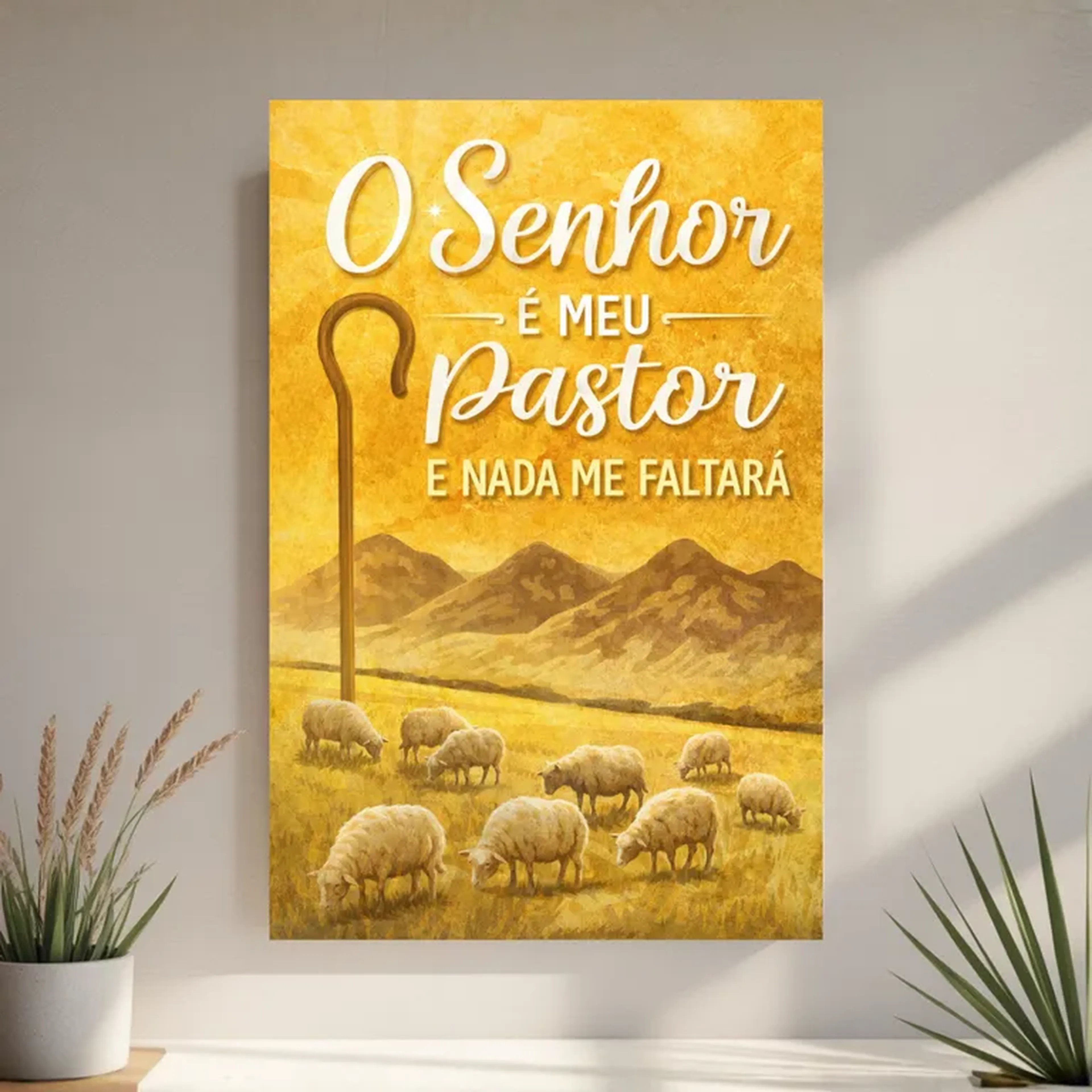 O Senhor é o meu Pastor - 20x28cm imagem