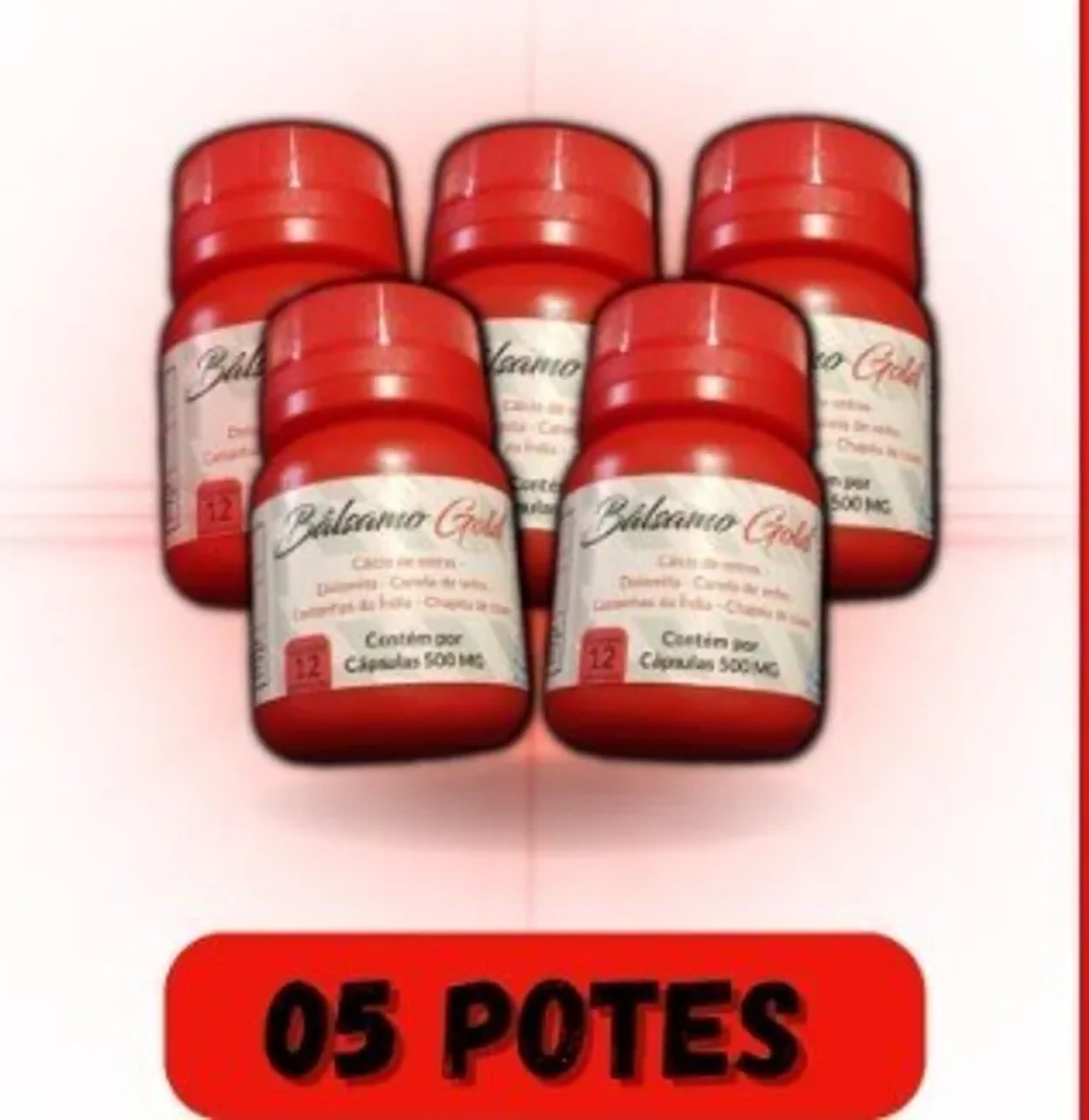 KIT COM 5 UNIDADES BÁLSAMO GOLD imagem