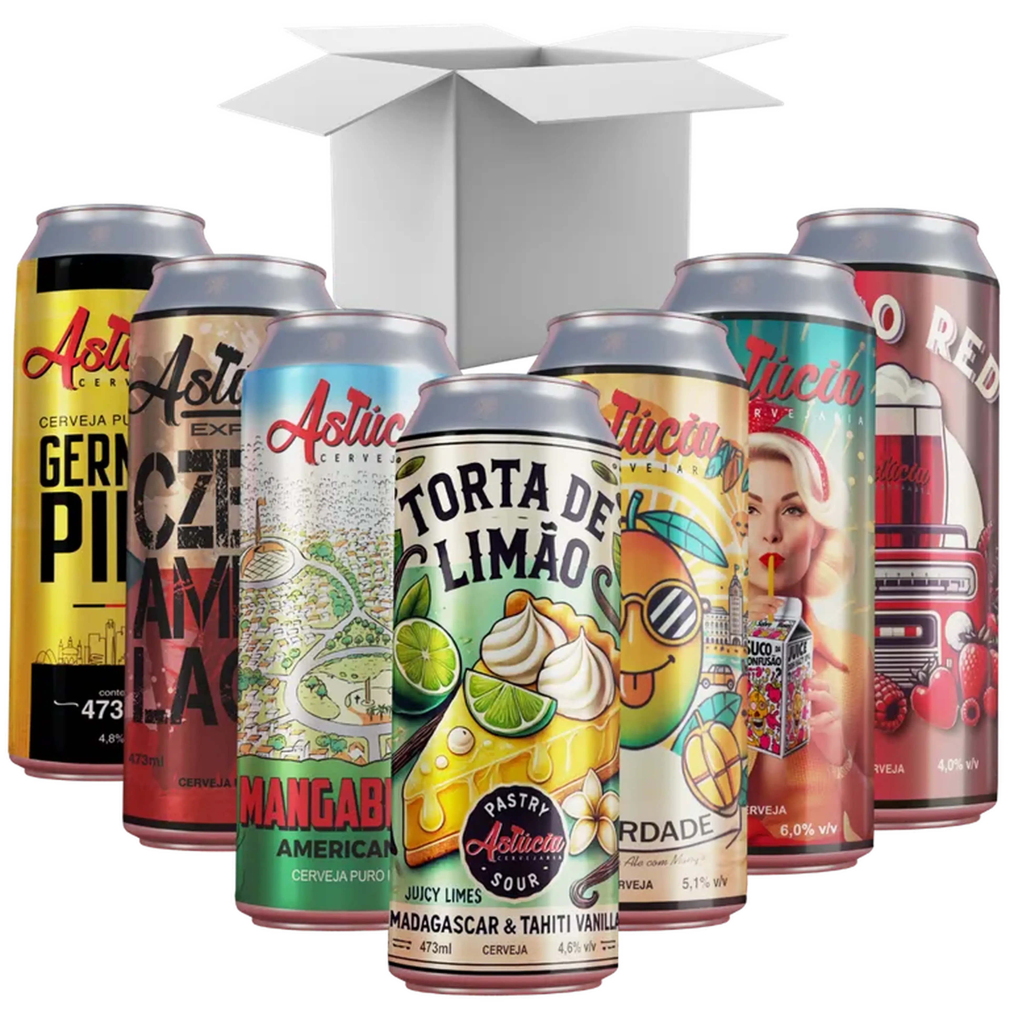 7-Pack Experiência Astuta: 7 Latas 473ml para degustar imagem