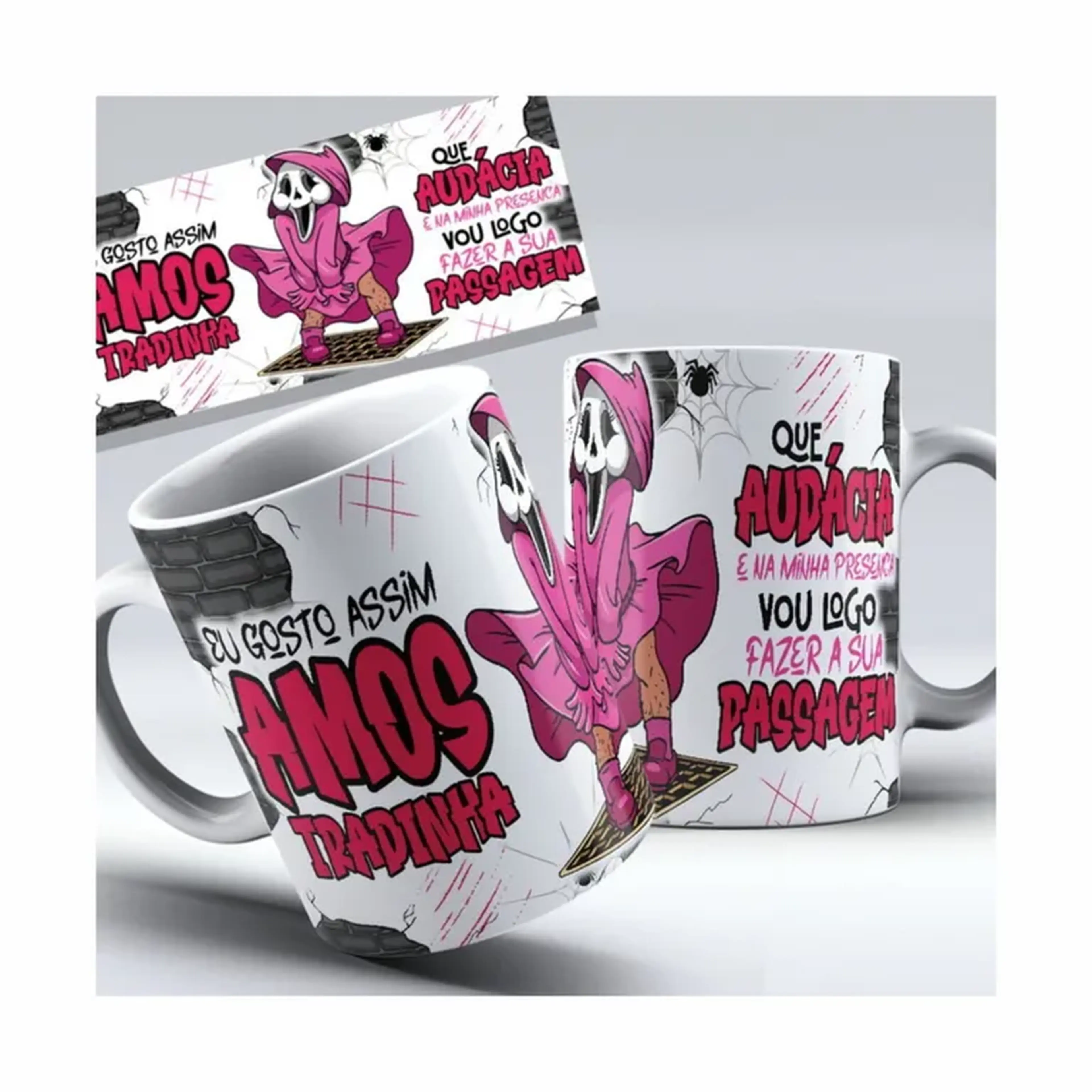 CANECA PÂNICO AMOSTRADINHO imagem