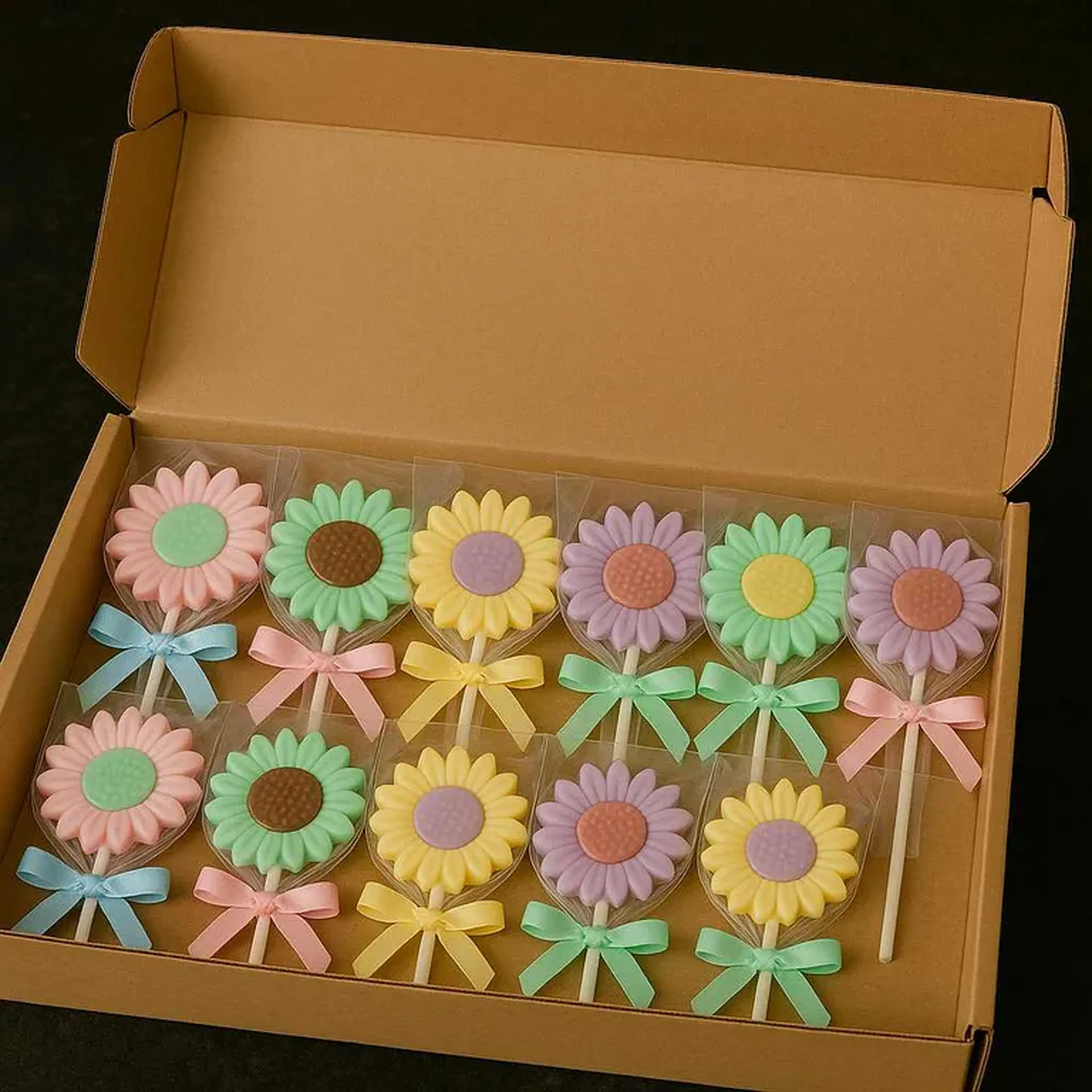 Pirulitos de chocolate personalizados imagem