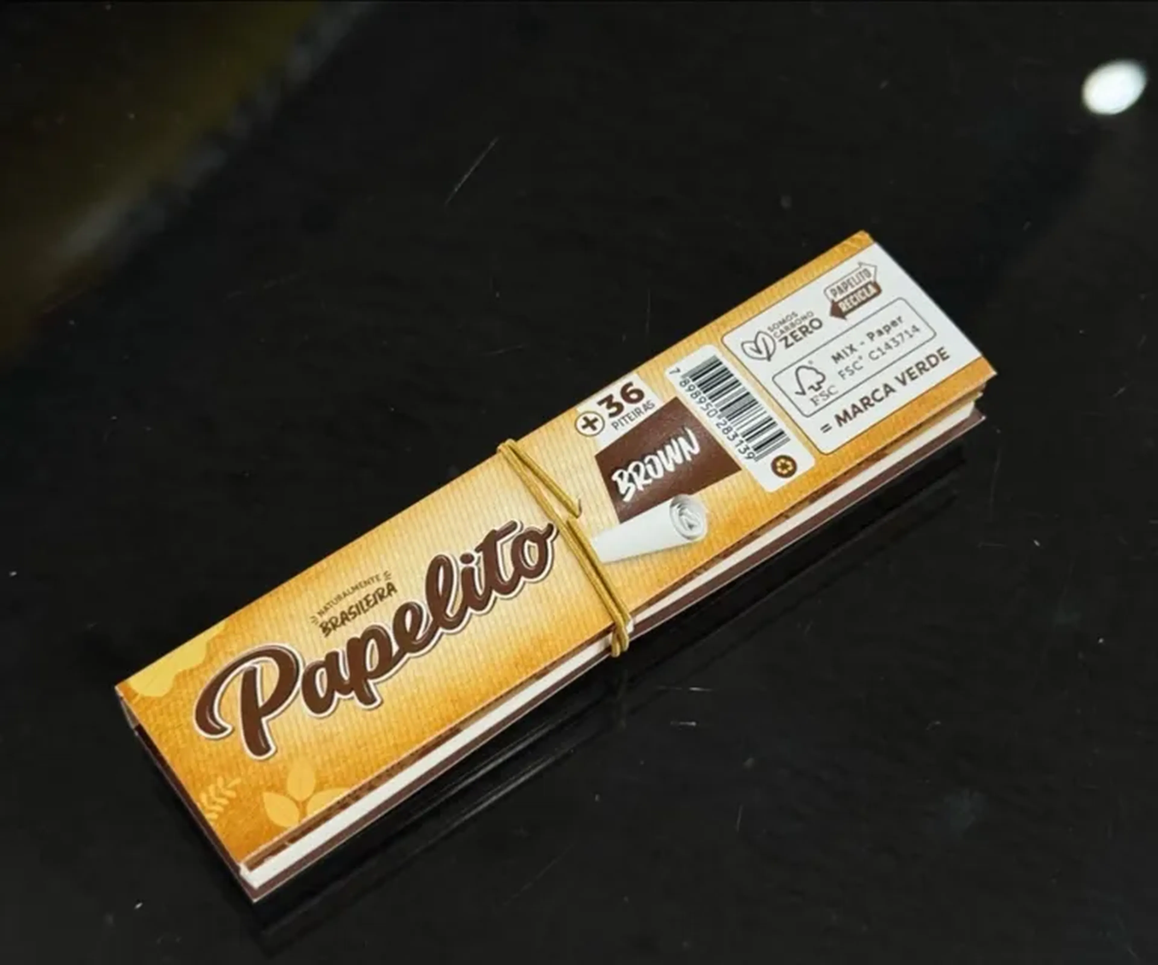 Seda Papelito Brown com piteira imagem