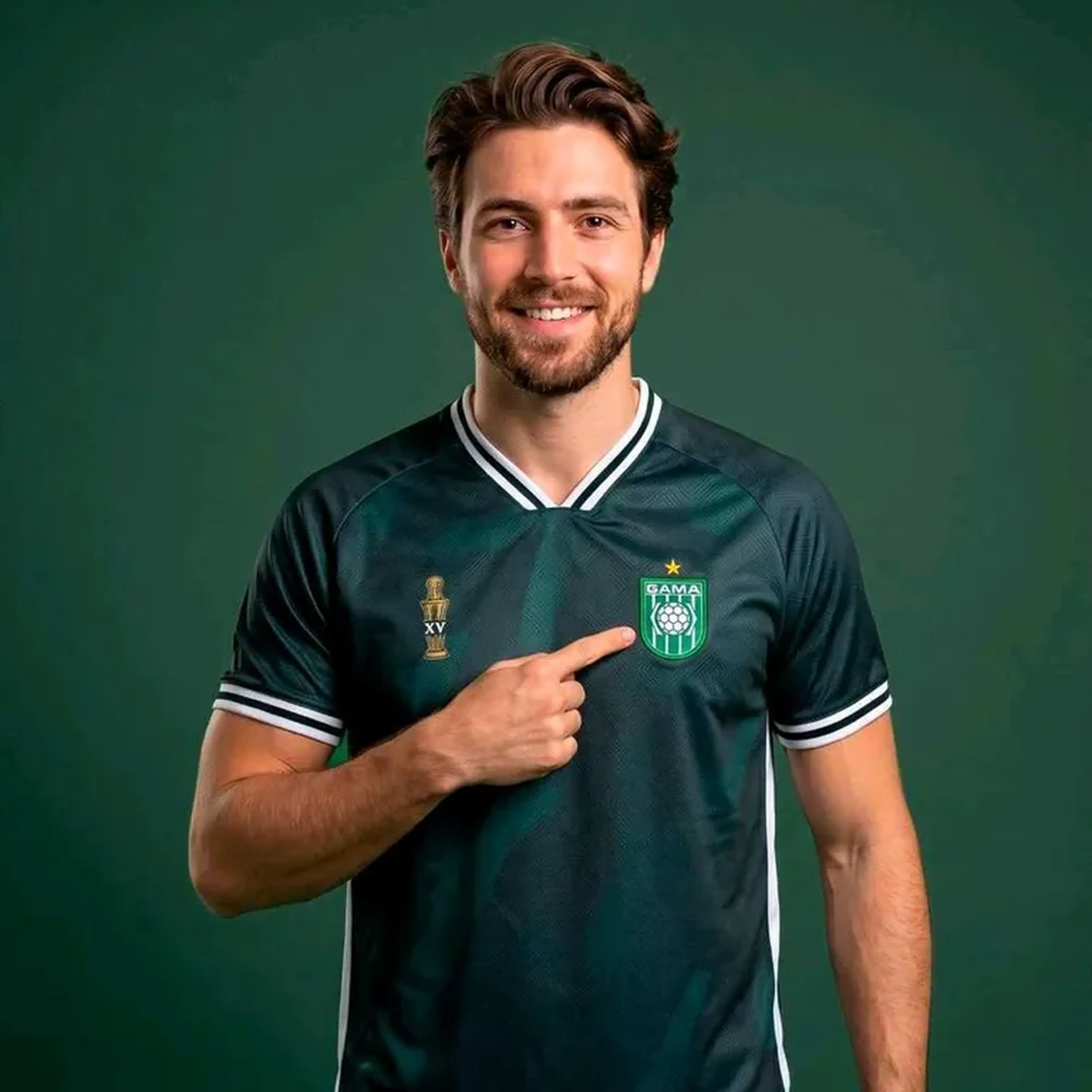 Camiseta Verde Tradicional imagem