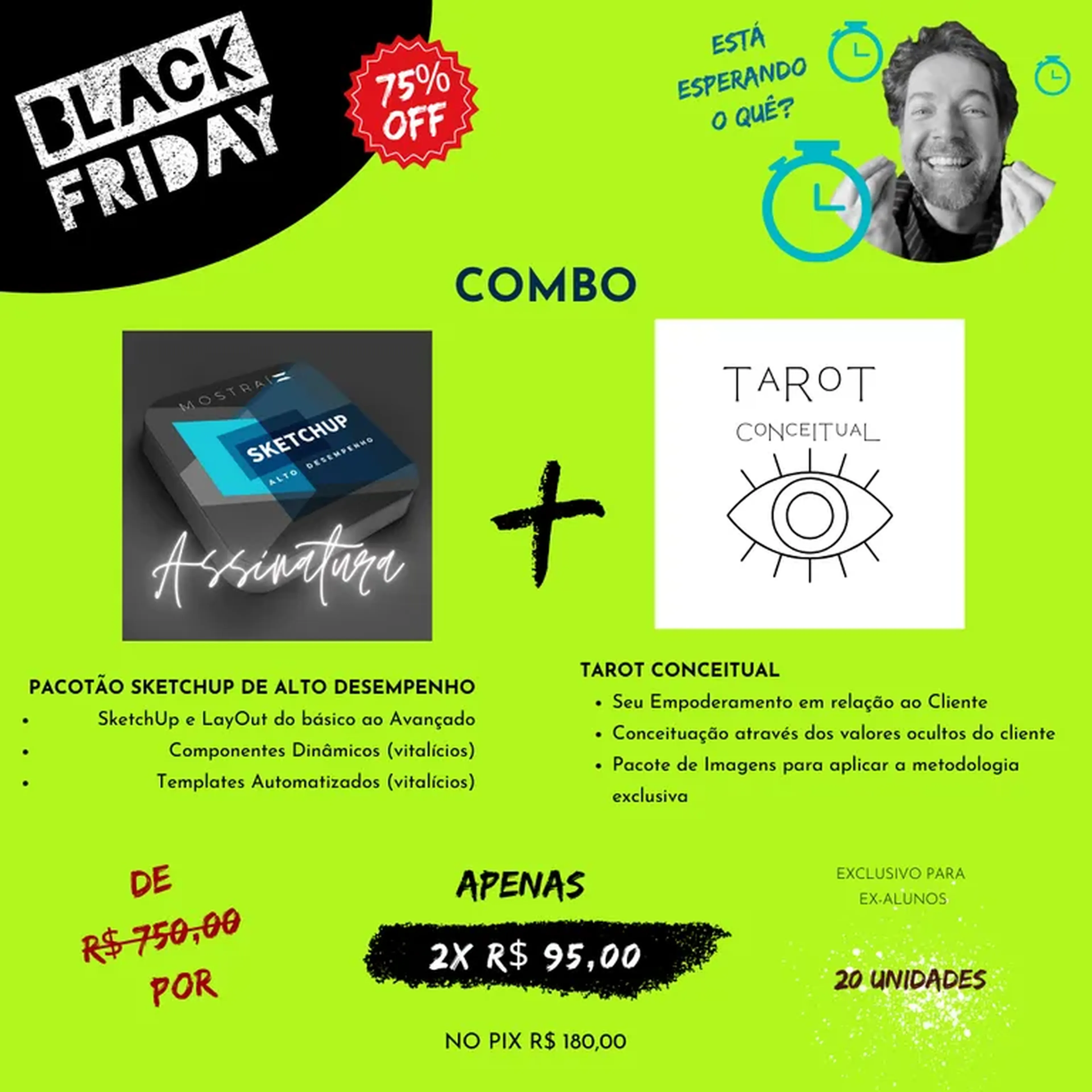COMBO ASSINATURA SKETCHUP ALTO DESEMPENHO + TAROT CONCEITUAL imagem
