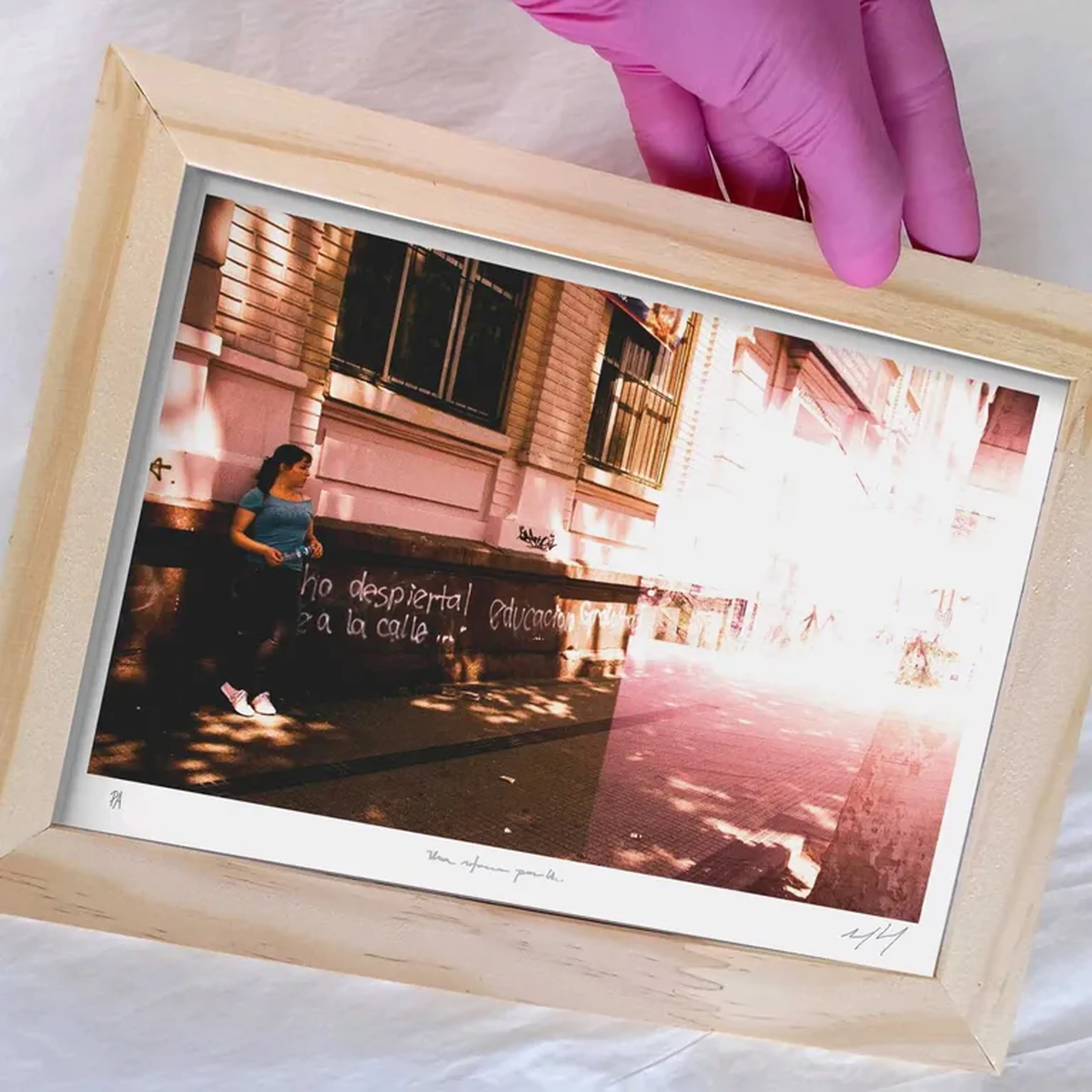 Palávoras - Despierta - 15x21 cm moldura plana imagem