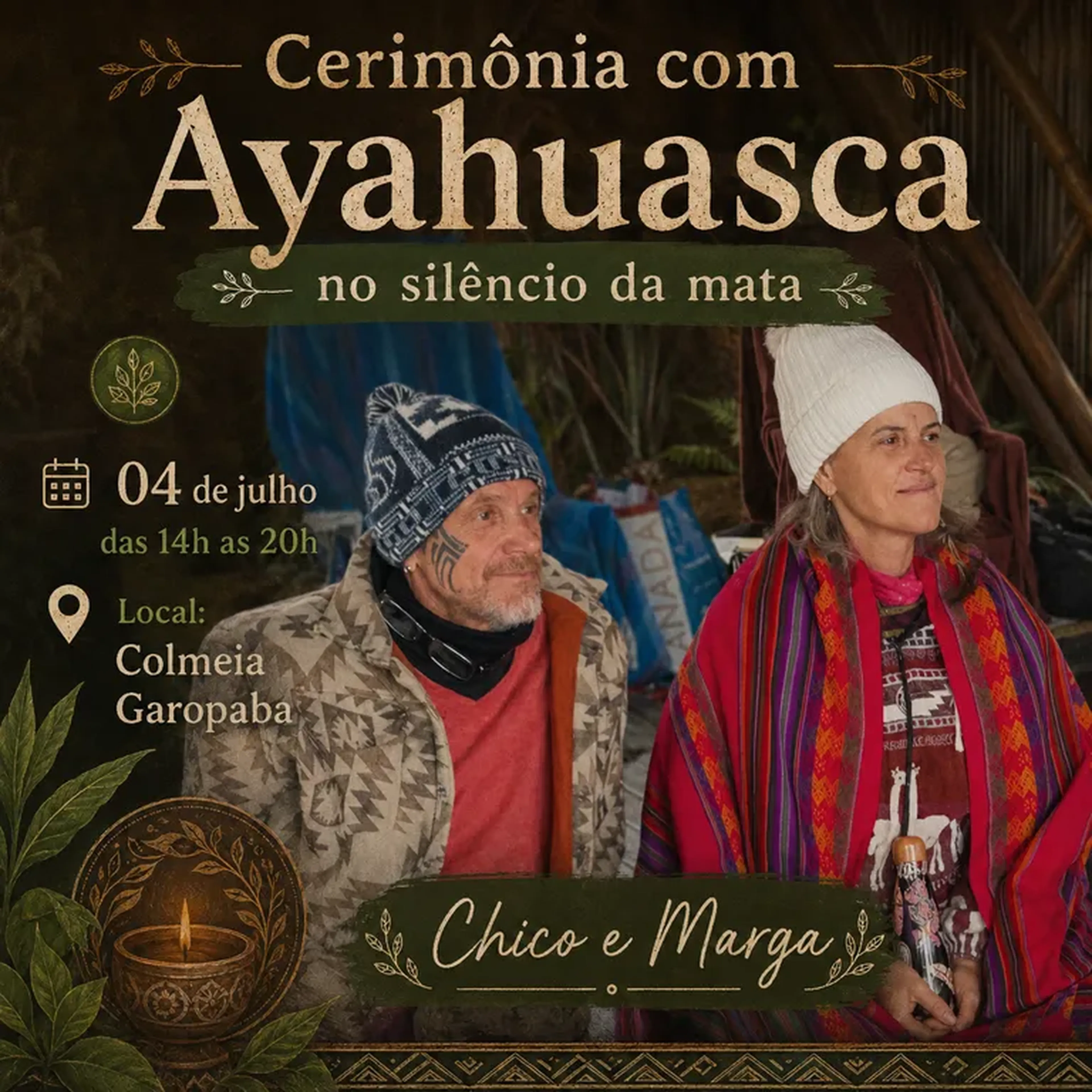 Cerimônia com Ayahuasca Free Spirit - 04 julho imagem