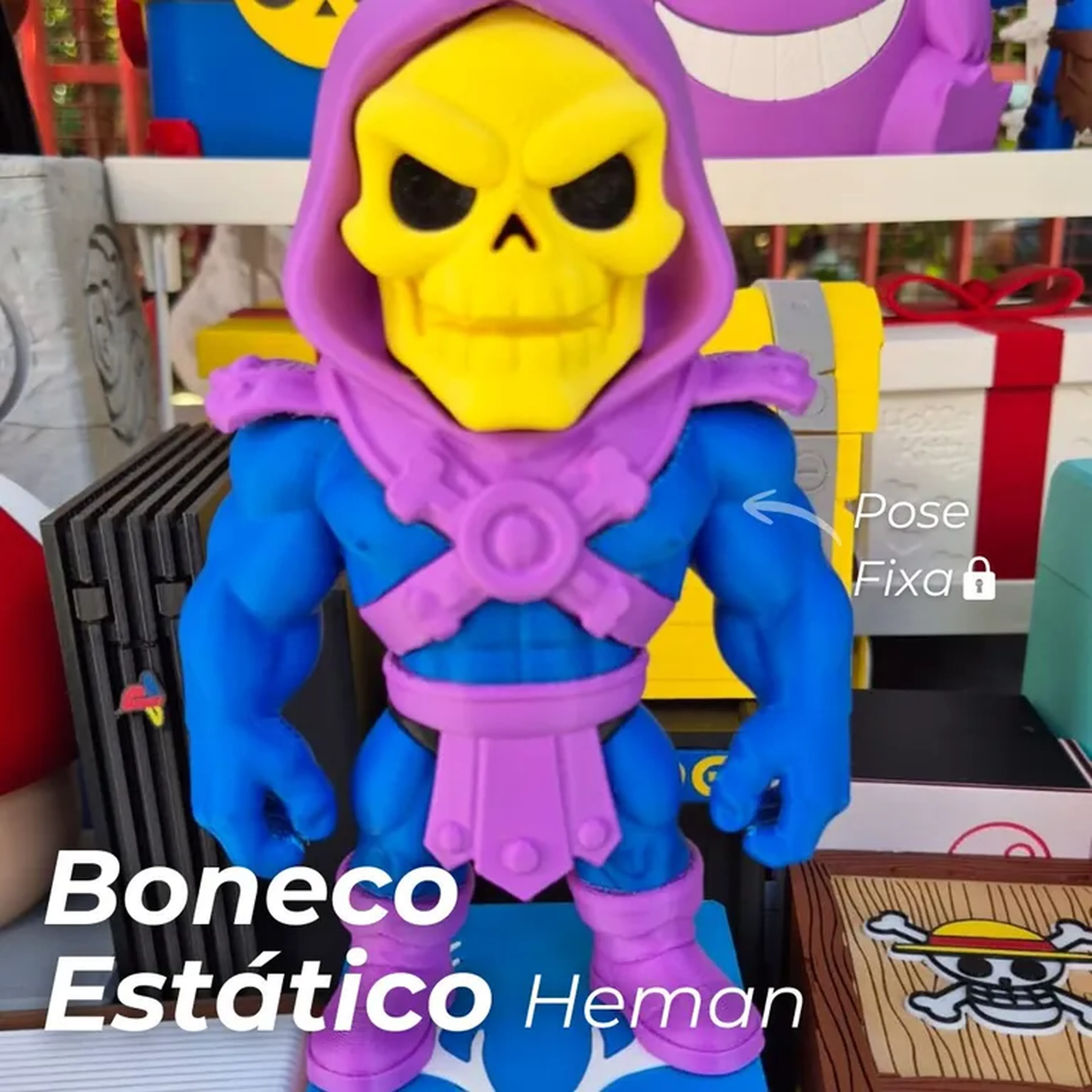 Boneco Esqueleto de Heman imagem