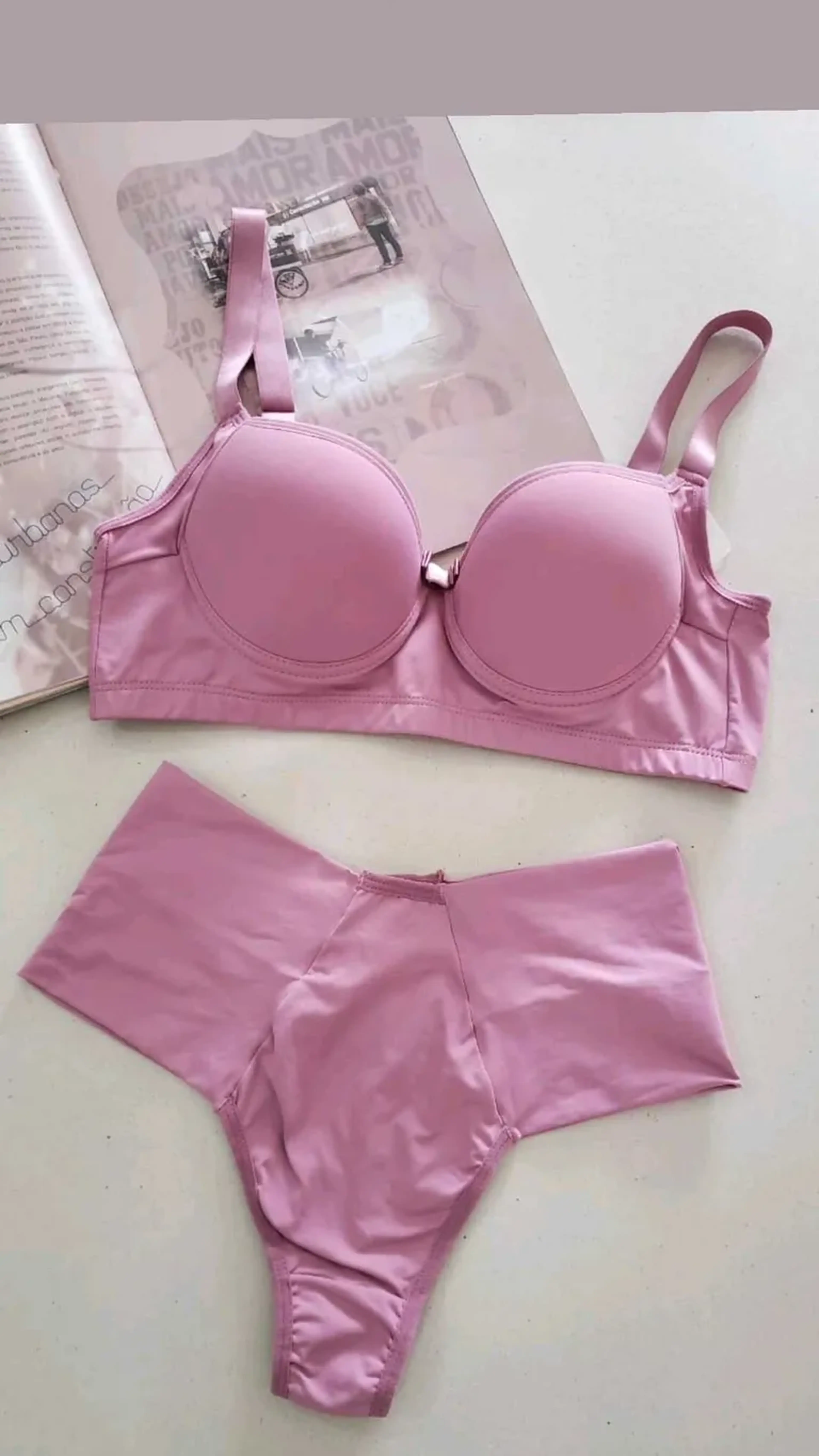 Conjunto de Lingerie básico reforçado imagem