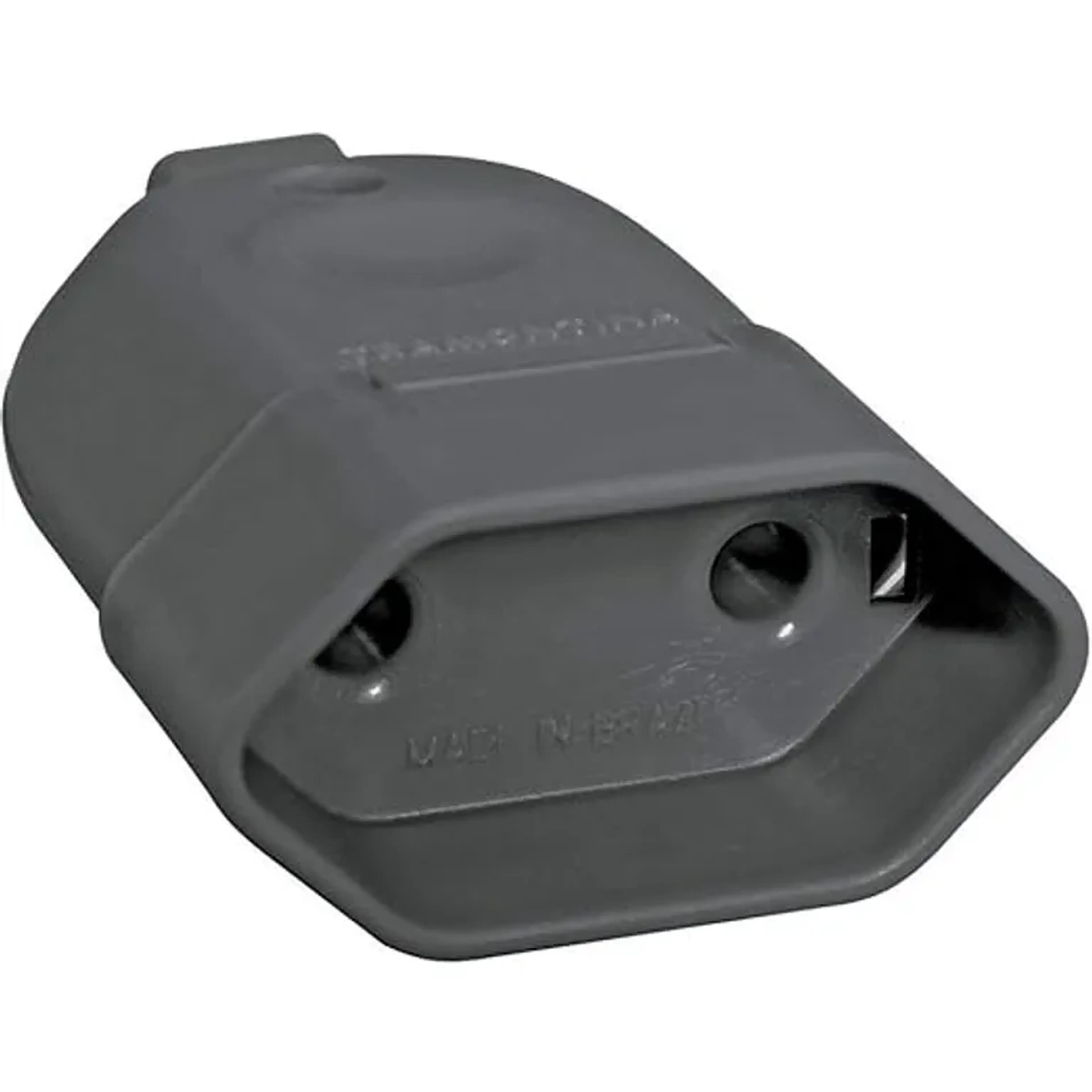 Plugue Femea 2p 10a 250v 127v Preto imagem