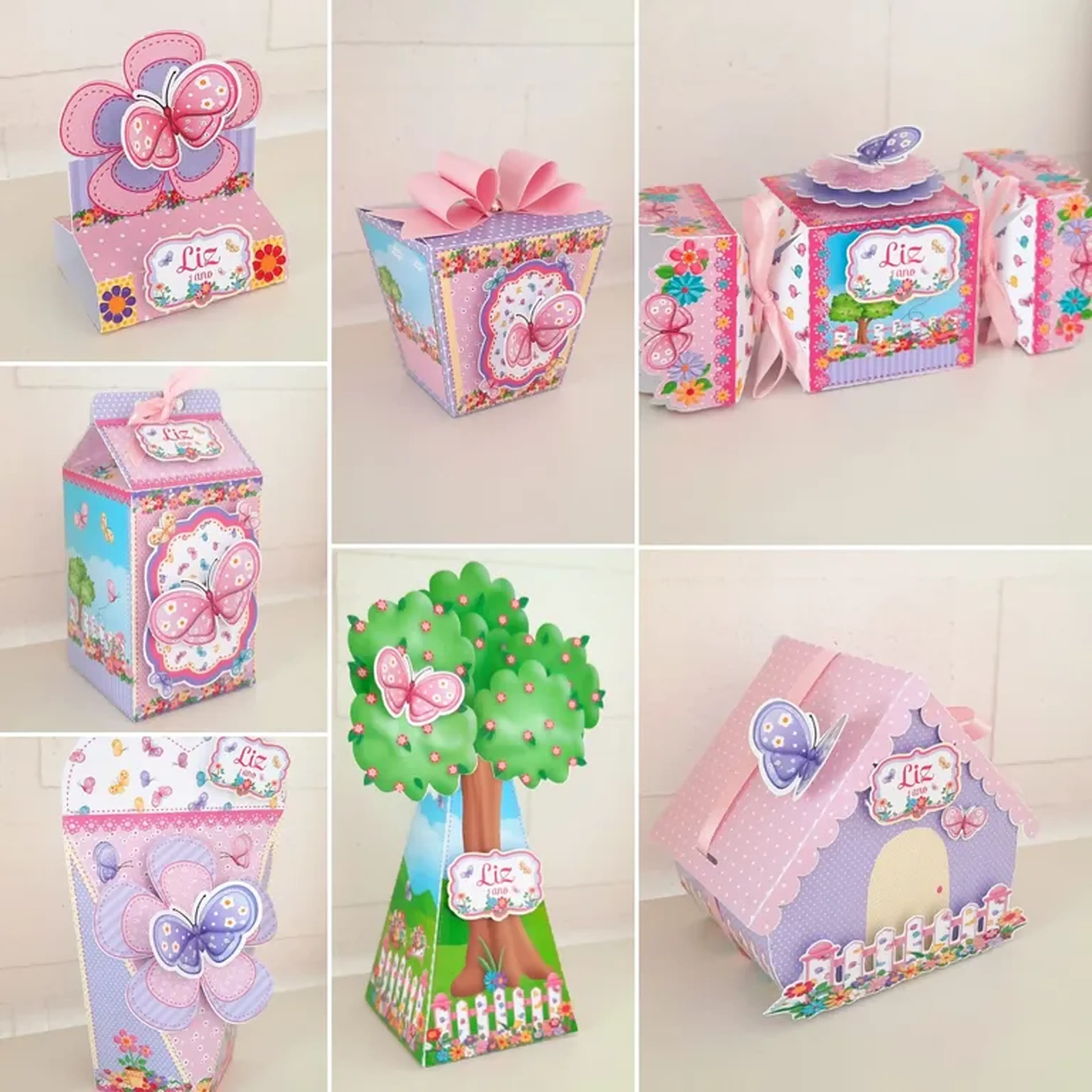 Kit Jardim Lilas 70 itens imagem