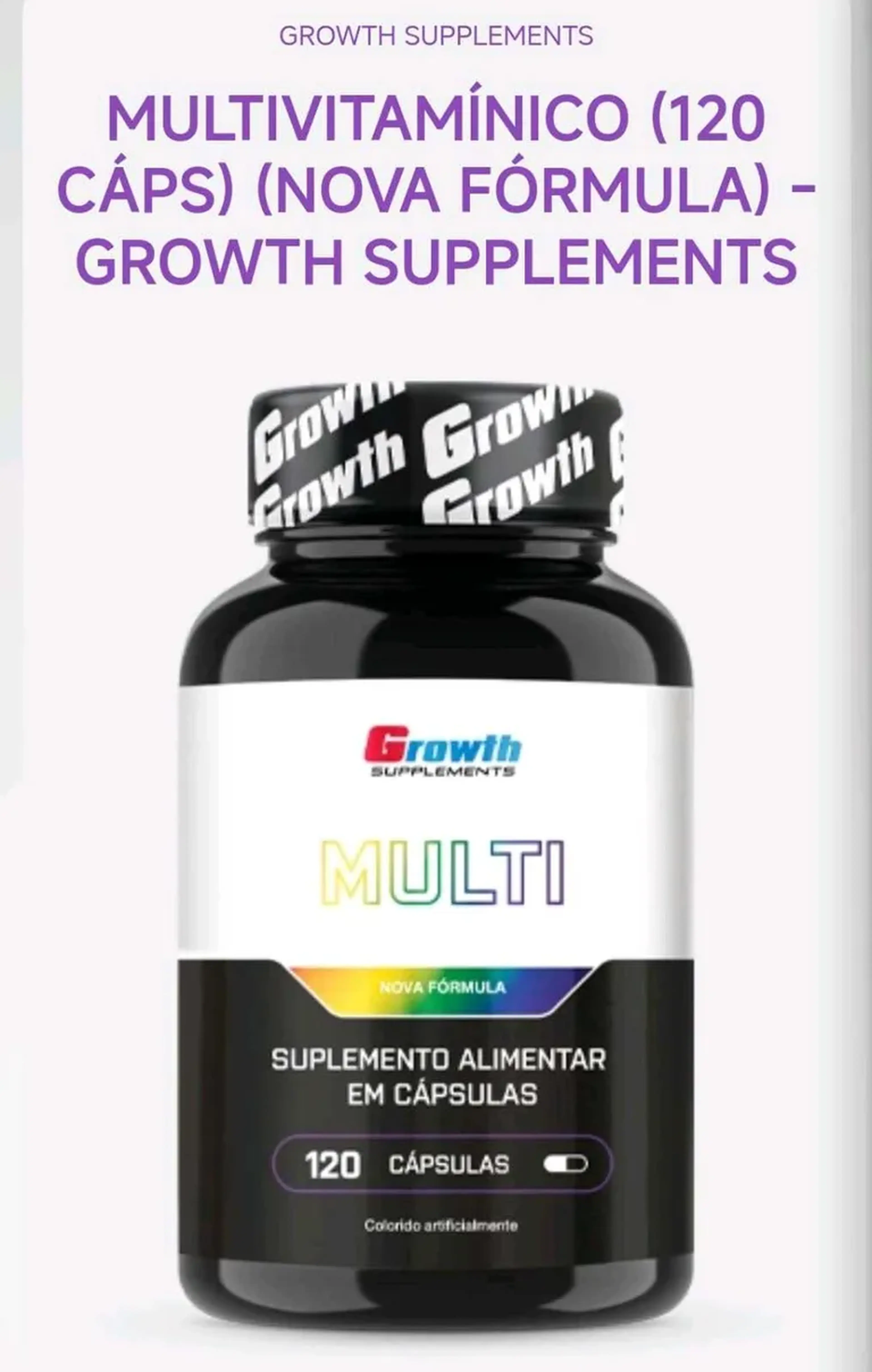Multivitamínico growth imagem